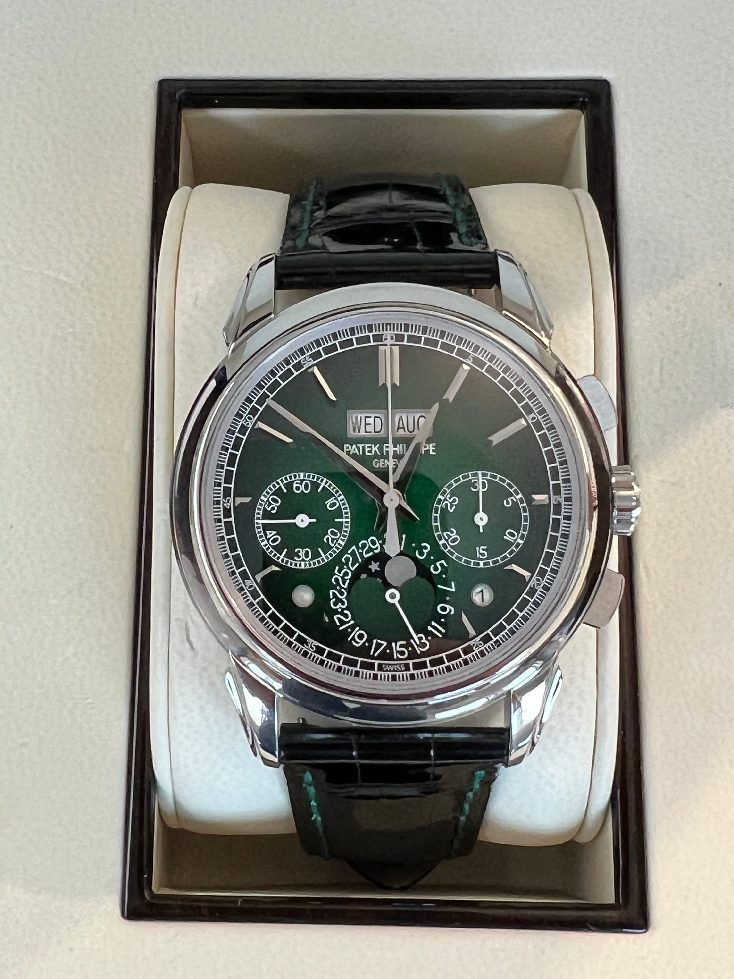 Patek Philippe Perpetual Calender Chronograph Platinum Neu 2022 LC 100