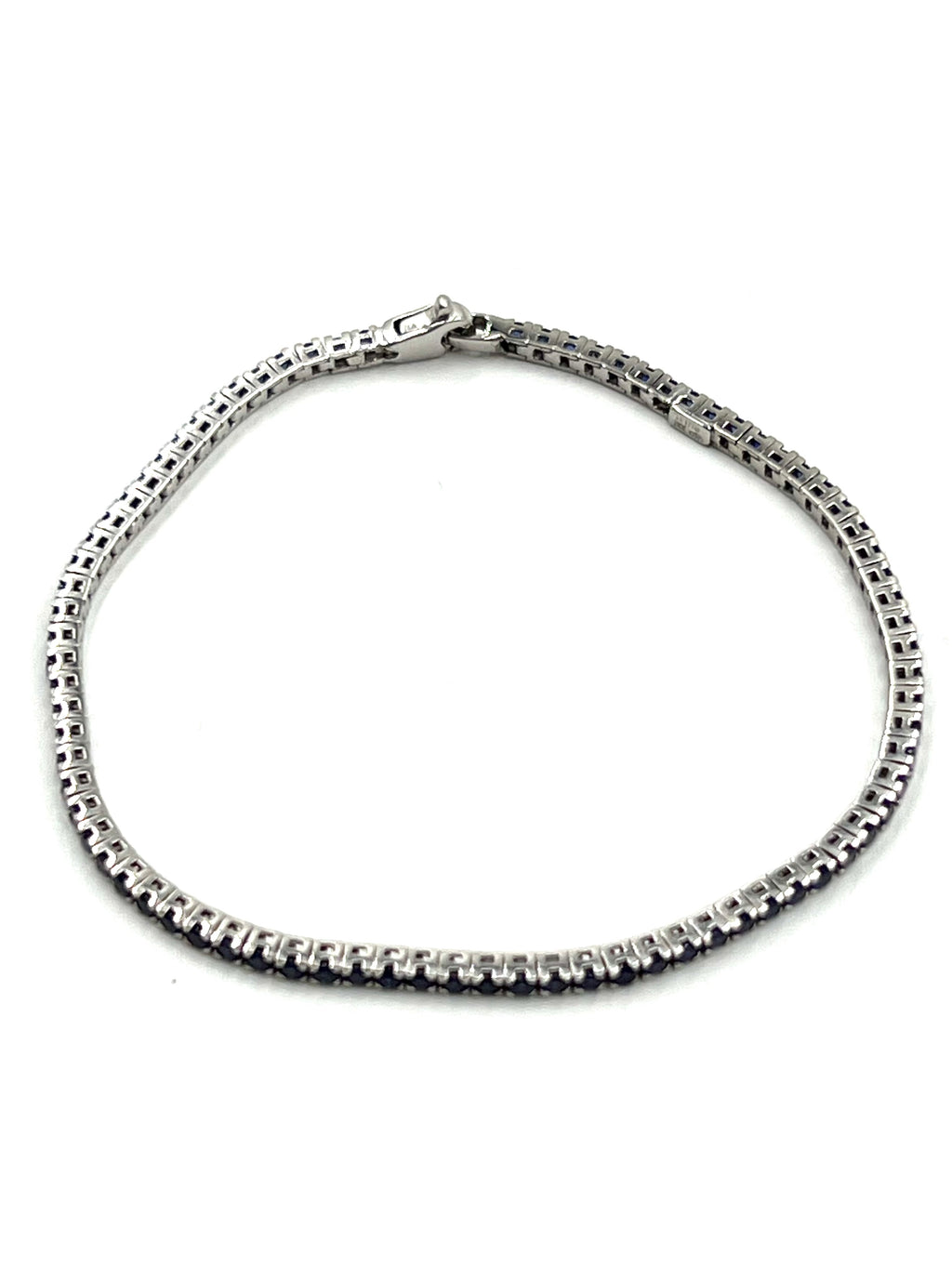 Armband in Weißgold 750/- mit Saphiren