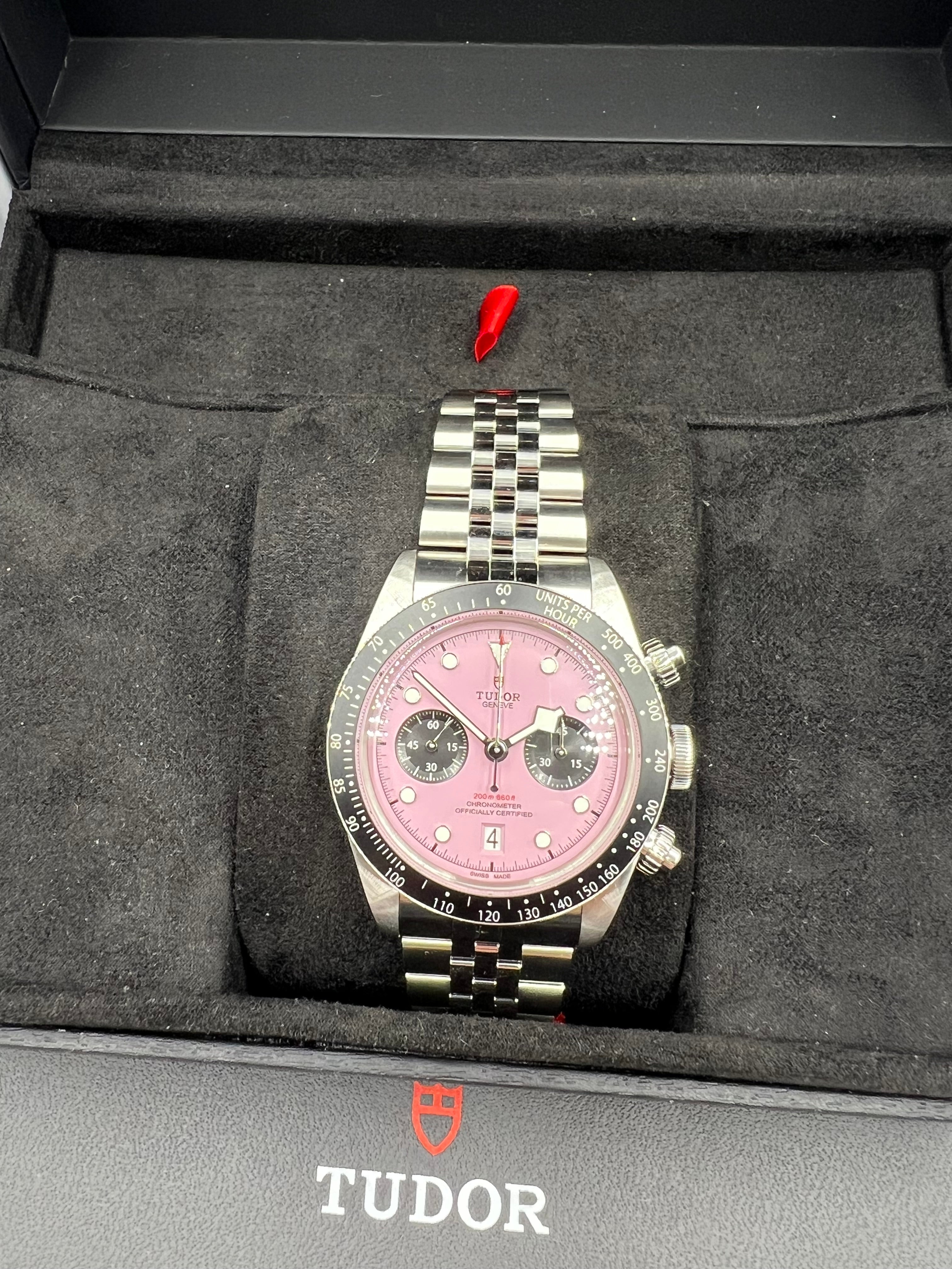 Tudor Pink Chrono neu mit Mehrwertsteuer