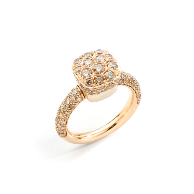 Pomellato Nudo Solitaire Ring - Rosegold 750/- - Brillianten