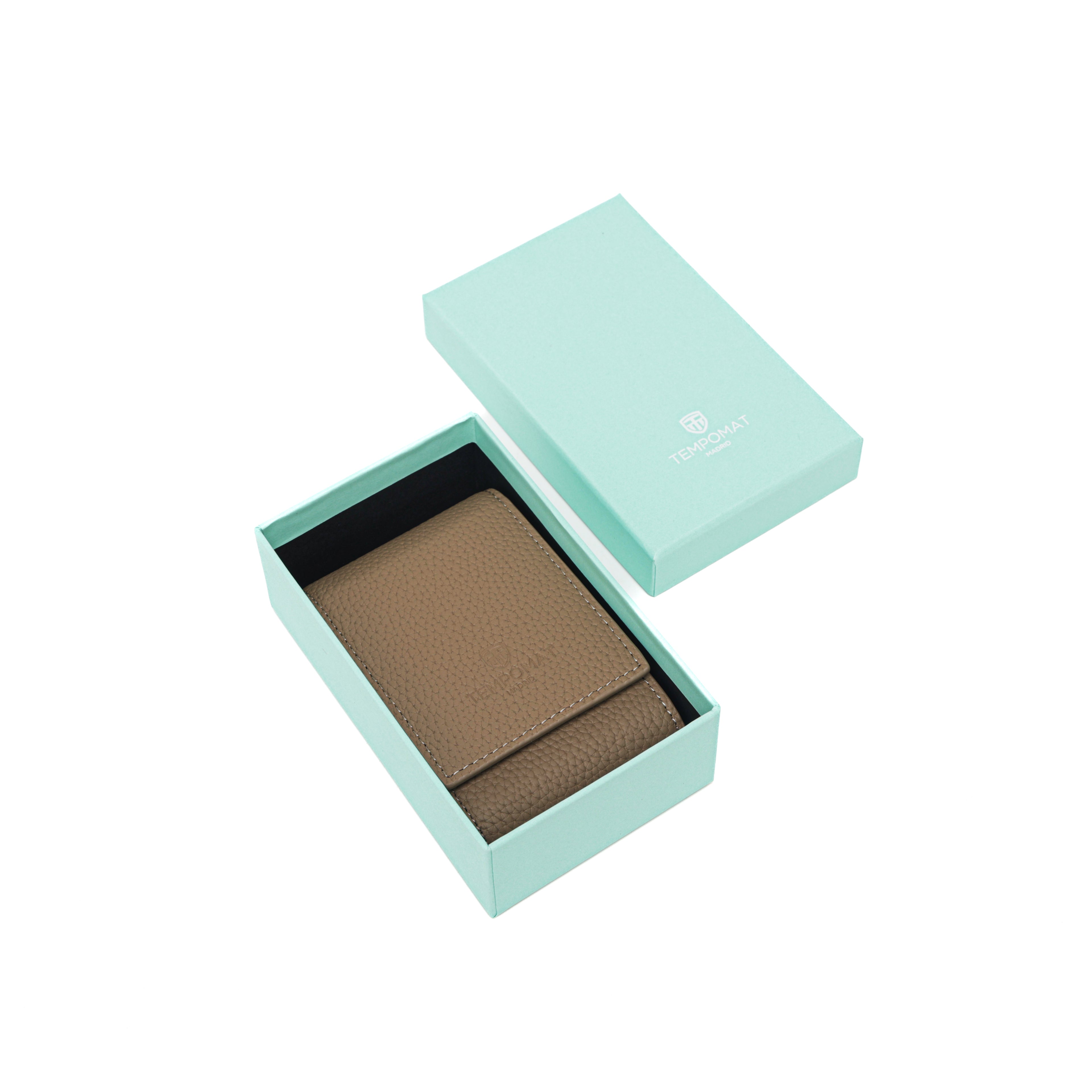 Braune Leder Pouch / Tasche