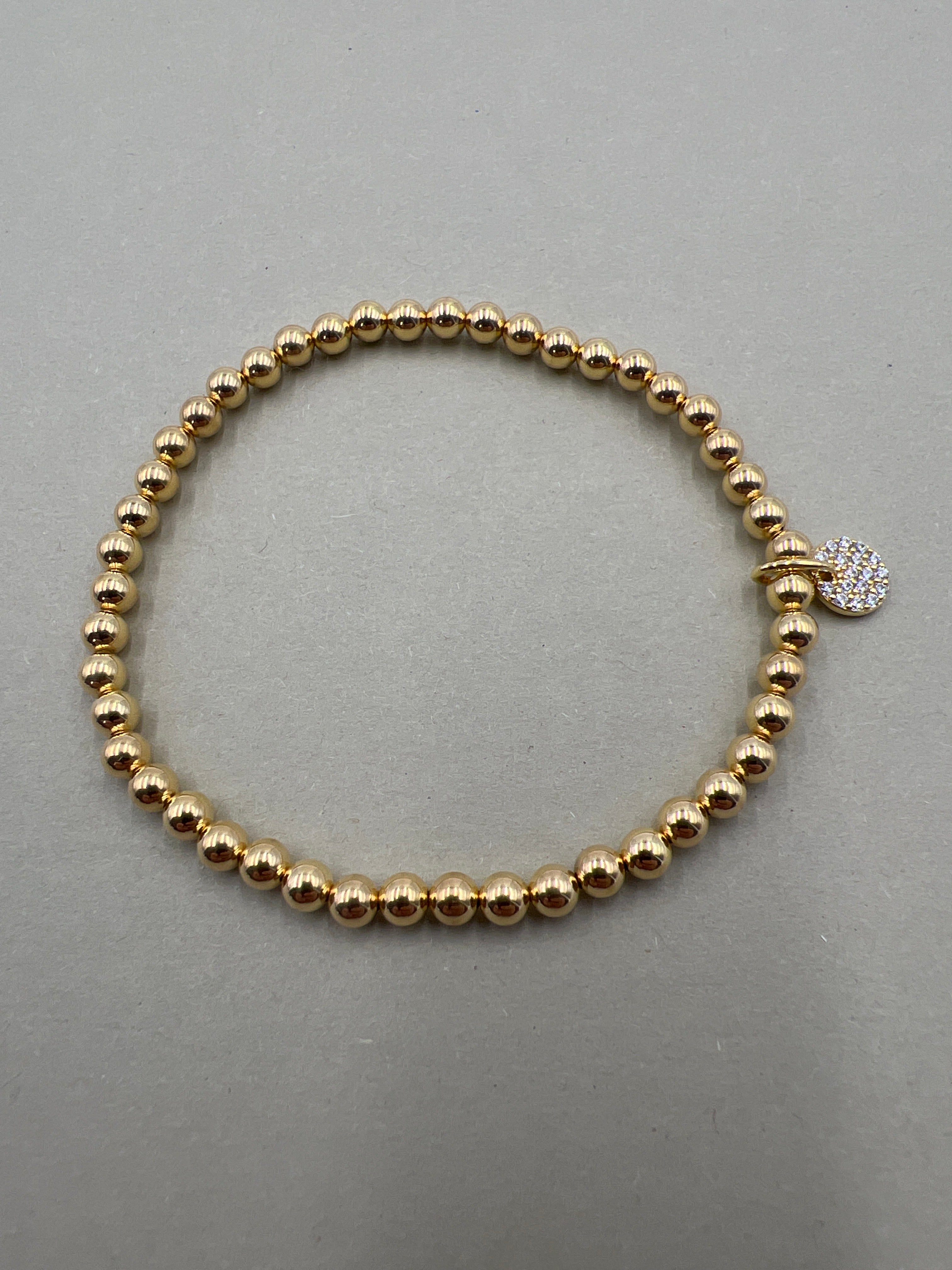 Kugelarmband 925/- Gelbgold Plattiert