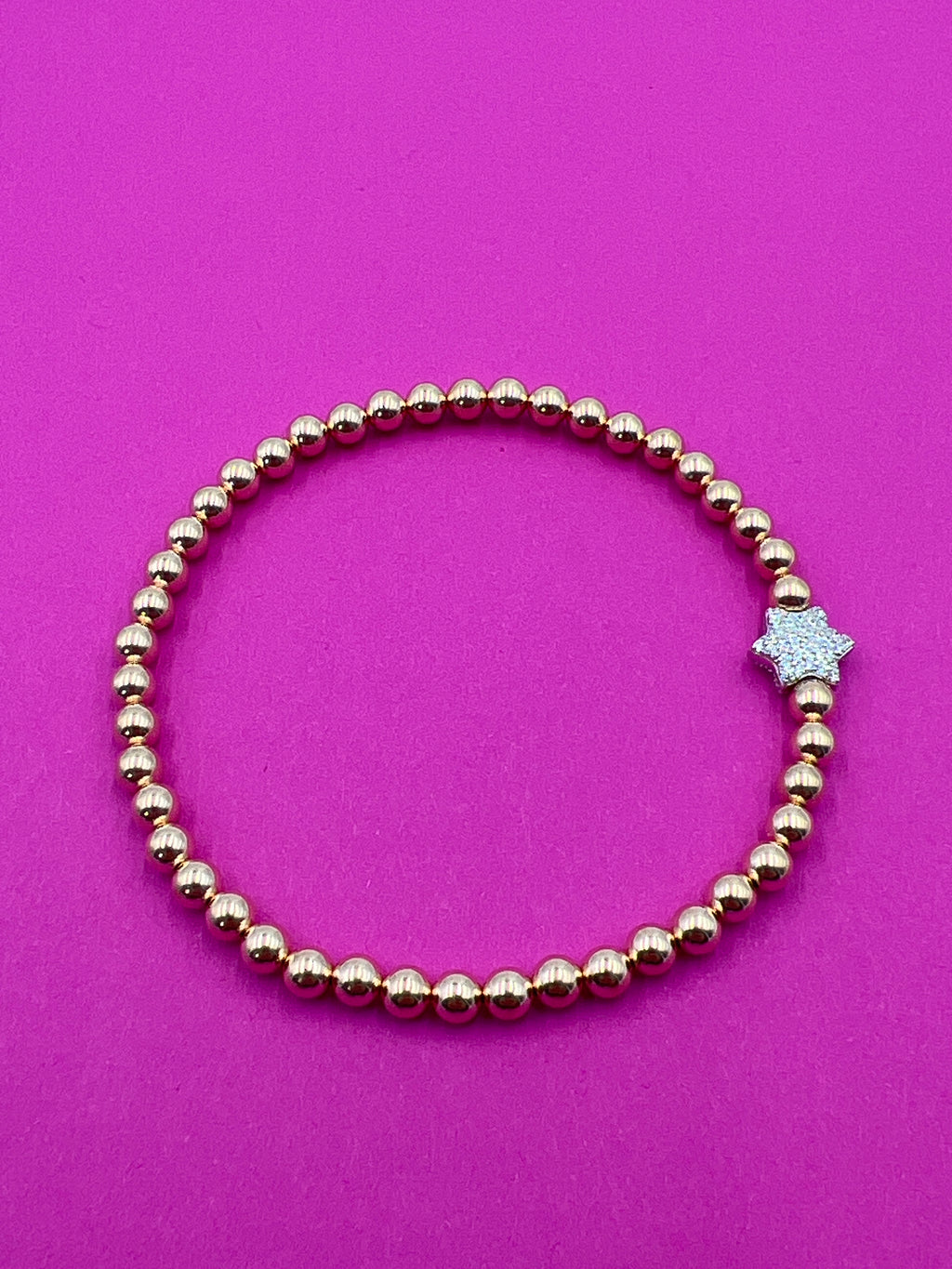 Kugelarmband 925/- Rosegold Plattiert