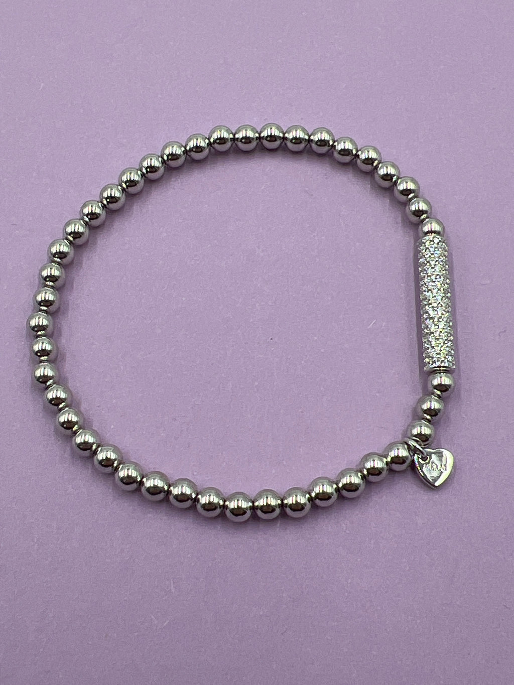 Kugelarmband 925/- Sterlingsilber rhodiniert