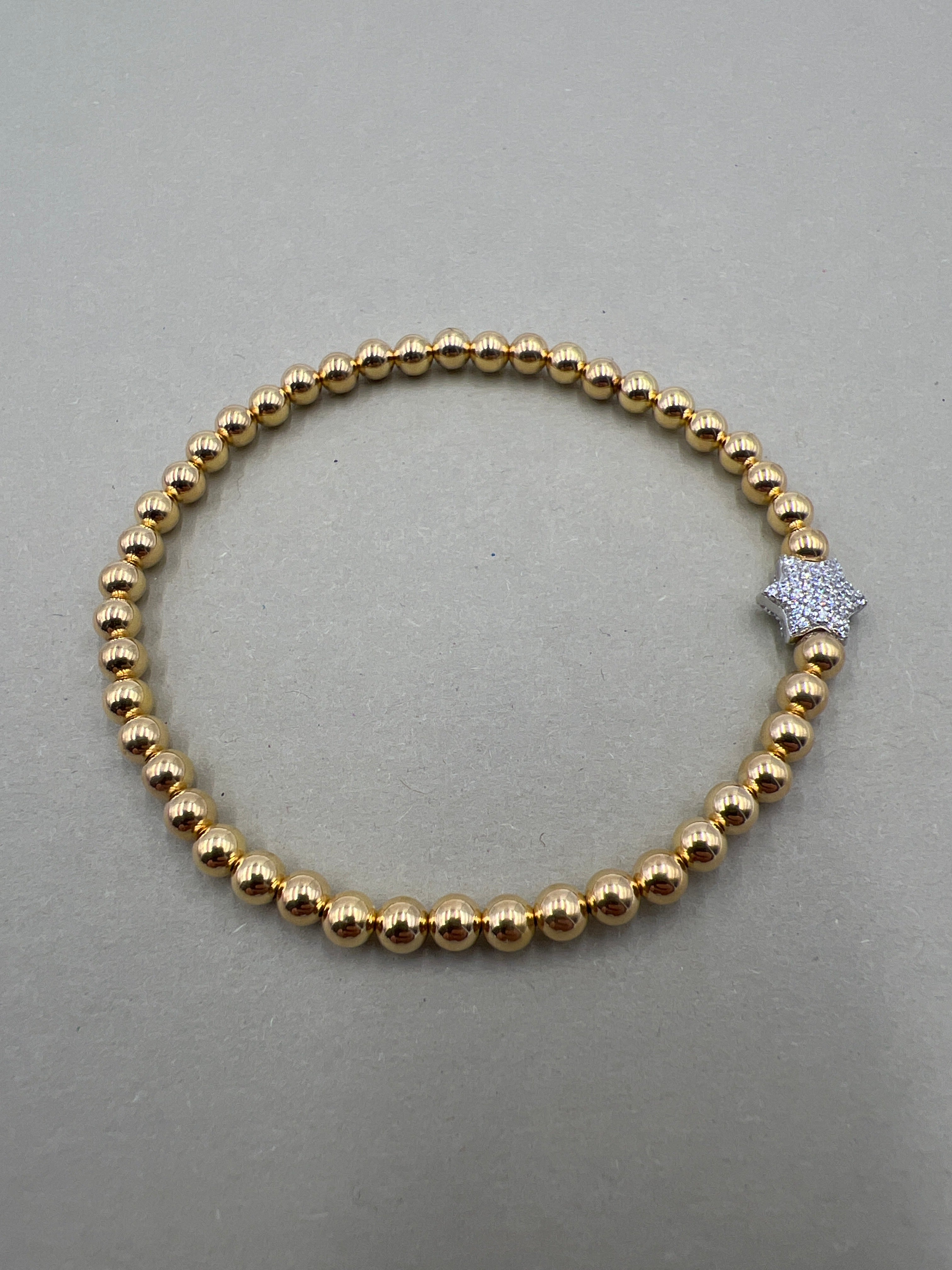 Kugelarmband 925/- Gelbgold Plattiert