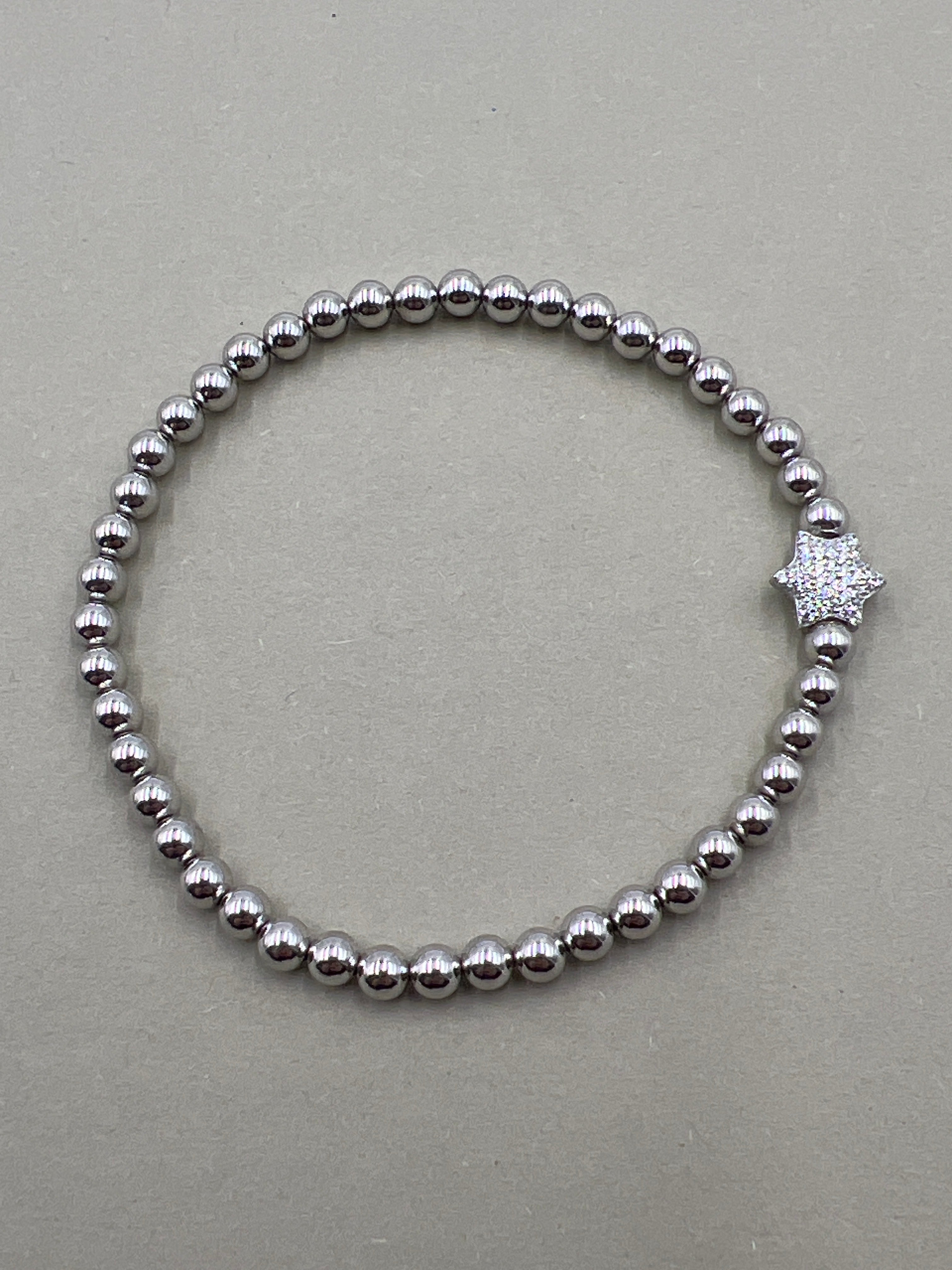 Kugelarmband 925/- Sterlingsilber rhodiniert