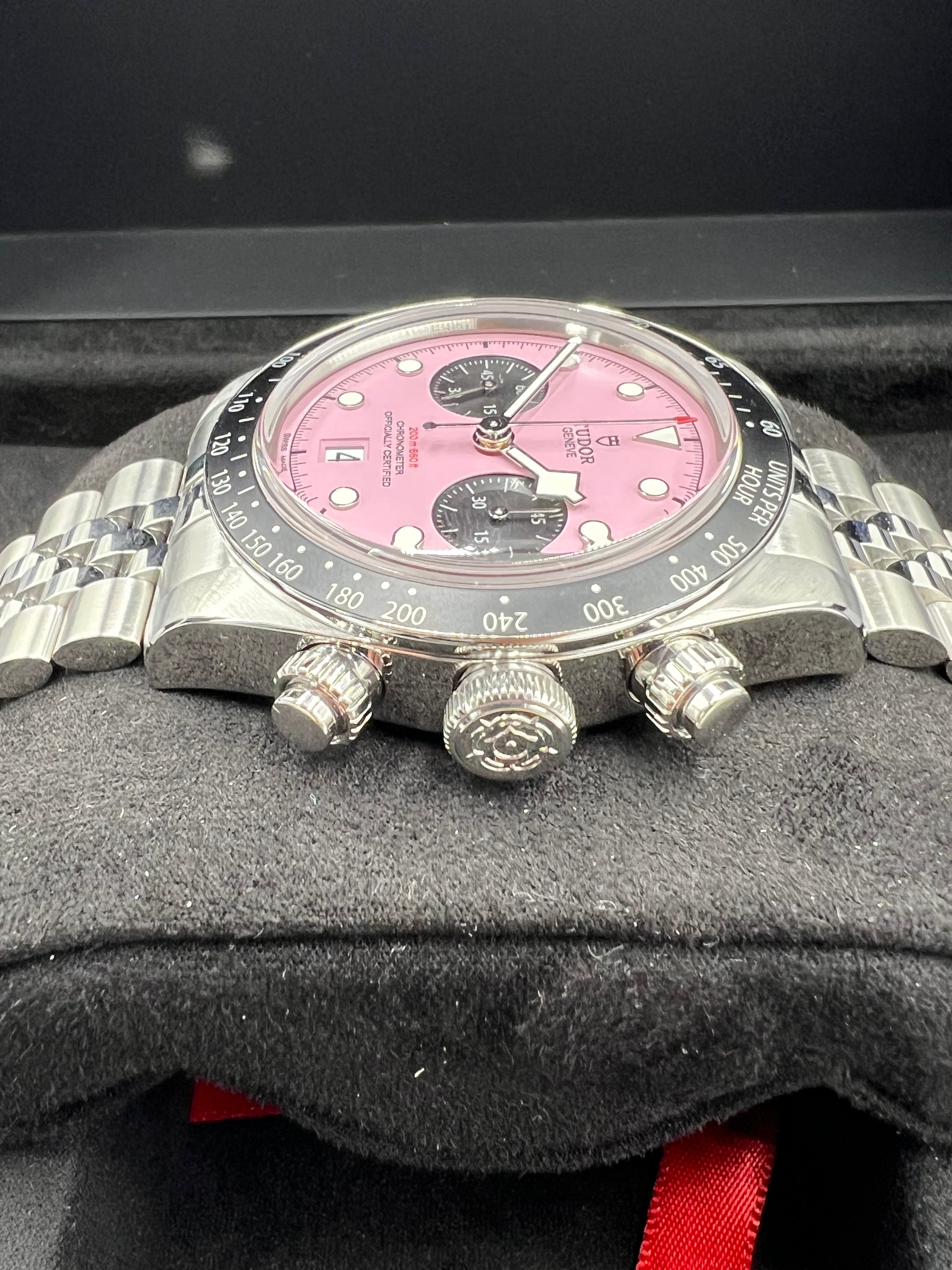 Tudor Pink Chrono neu mit Mehrwertsteuer