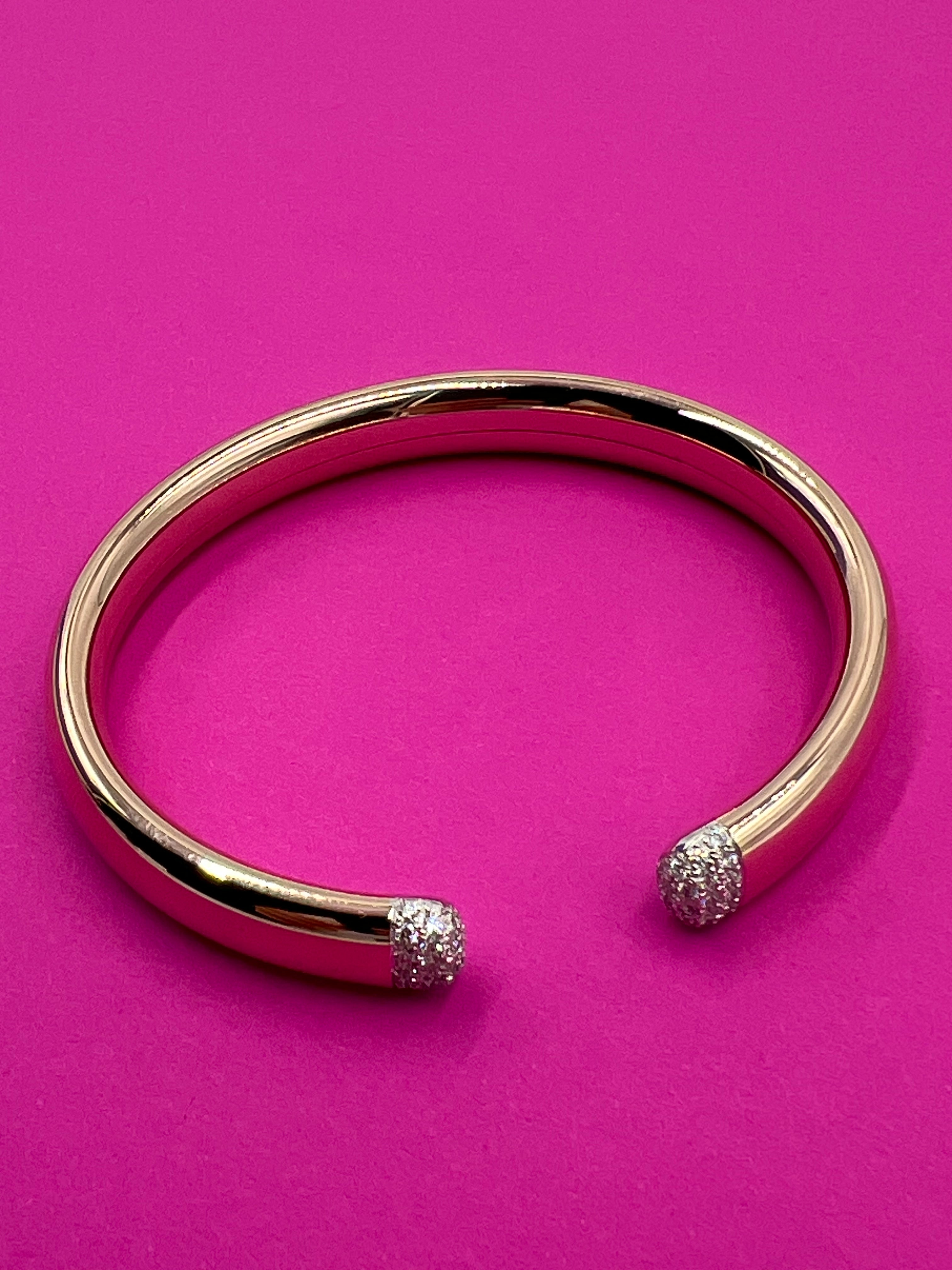 IsabelleFa Armspange Rosegold mit Brillanten