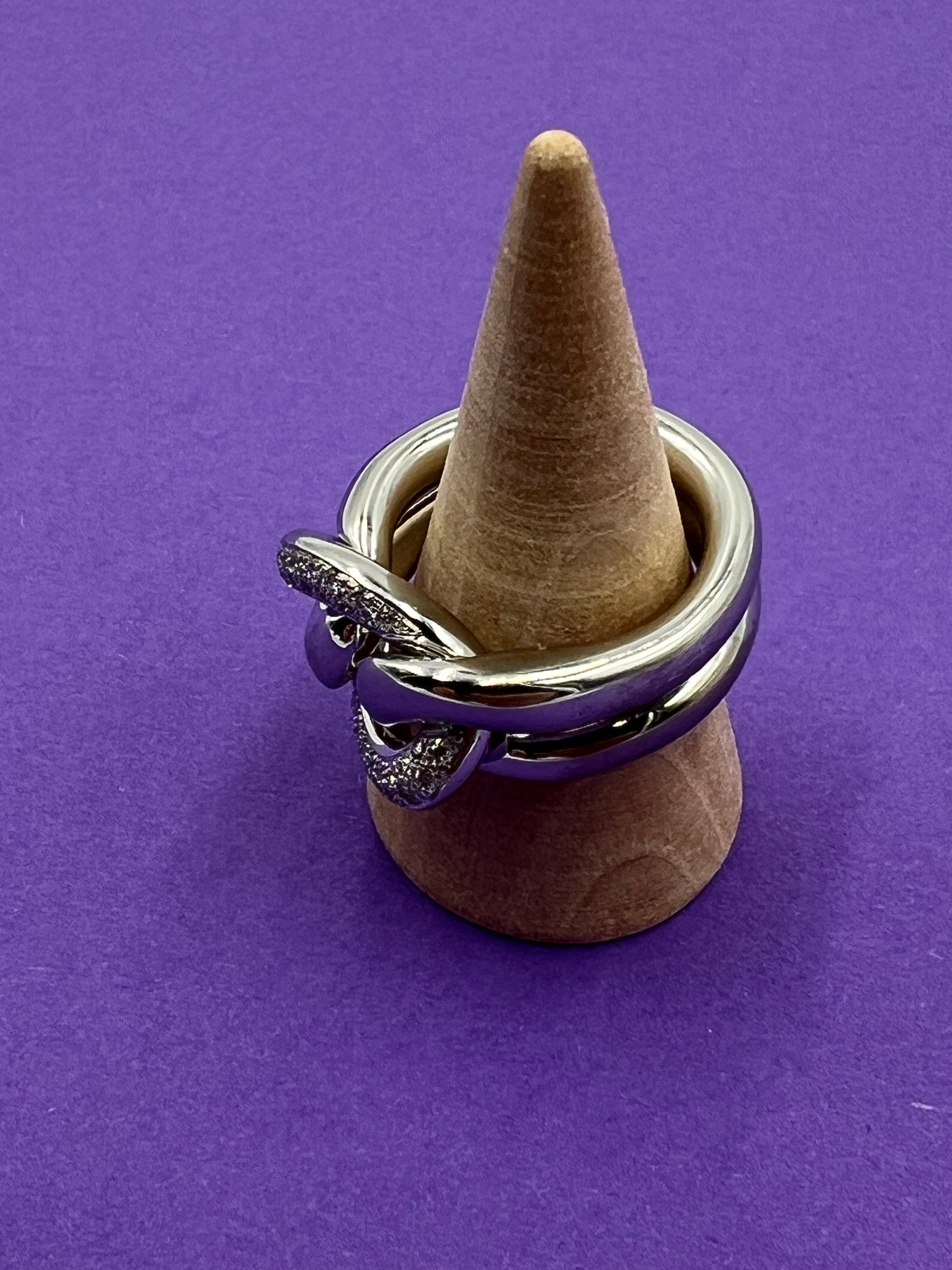 IsabelleFa Ring aus Weißgold Größe 53