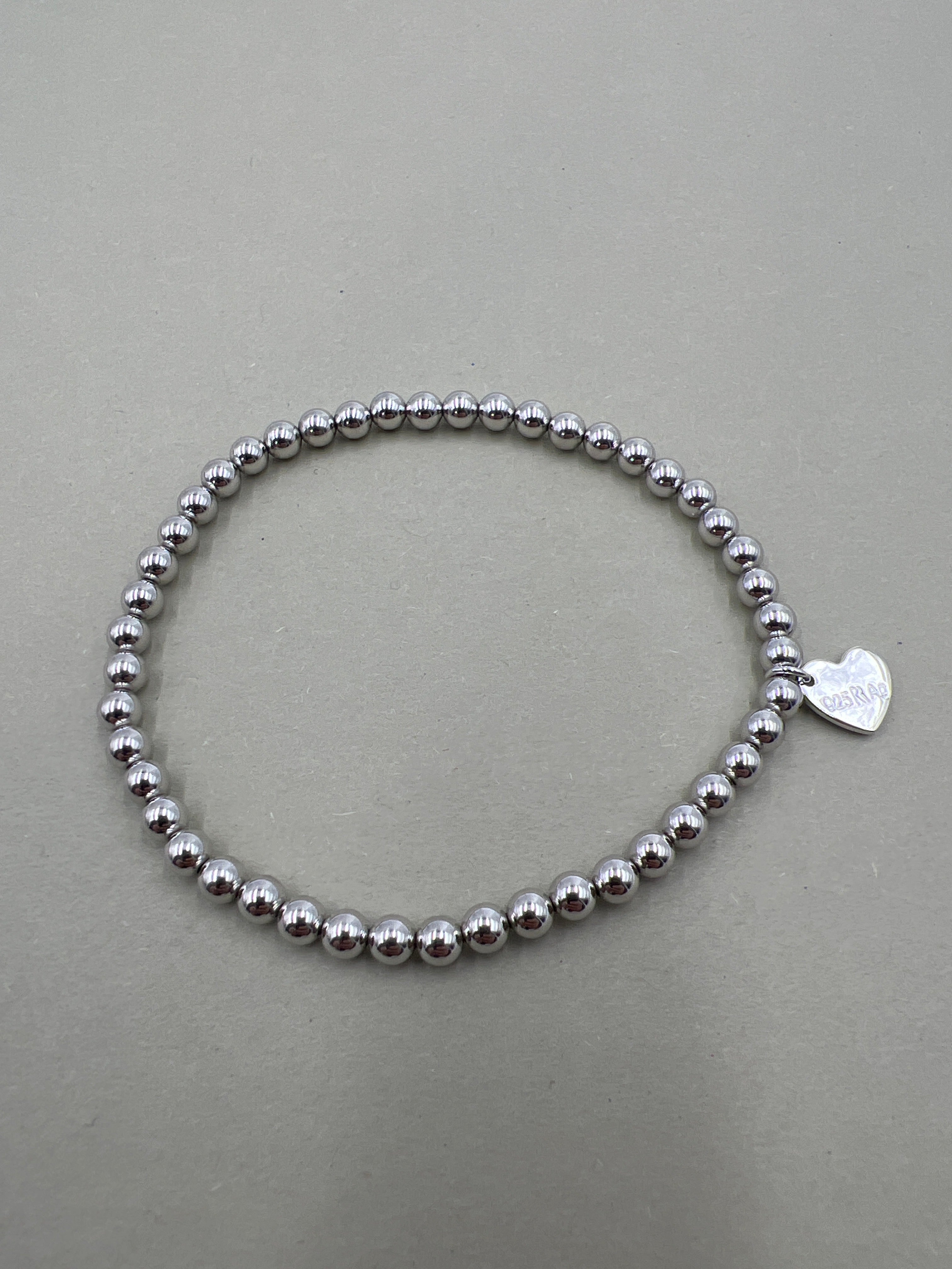 Kugelarmband 925/- Sterlingsilber rhodiniert
