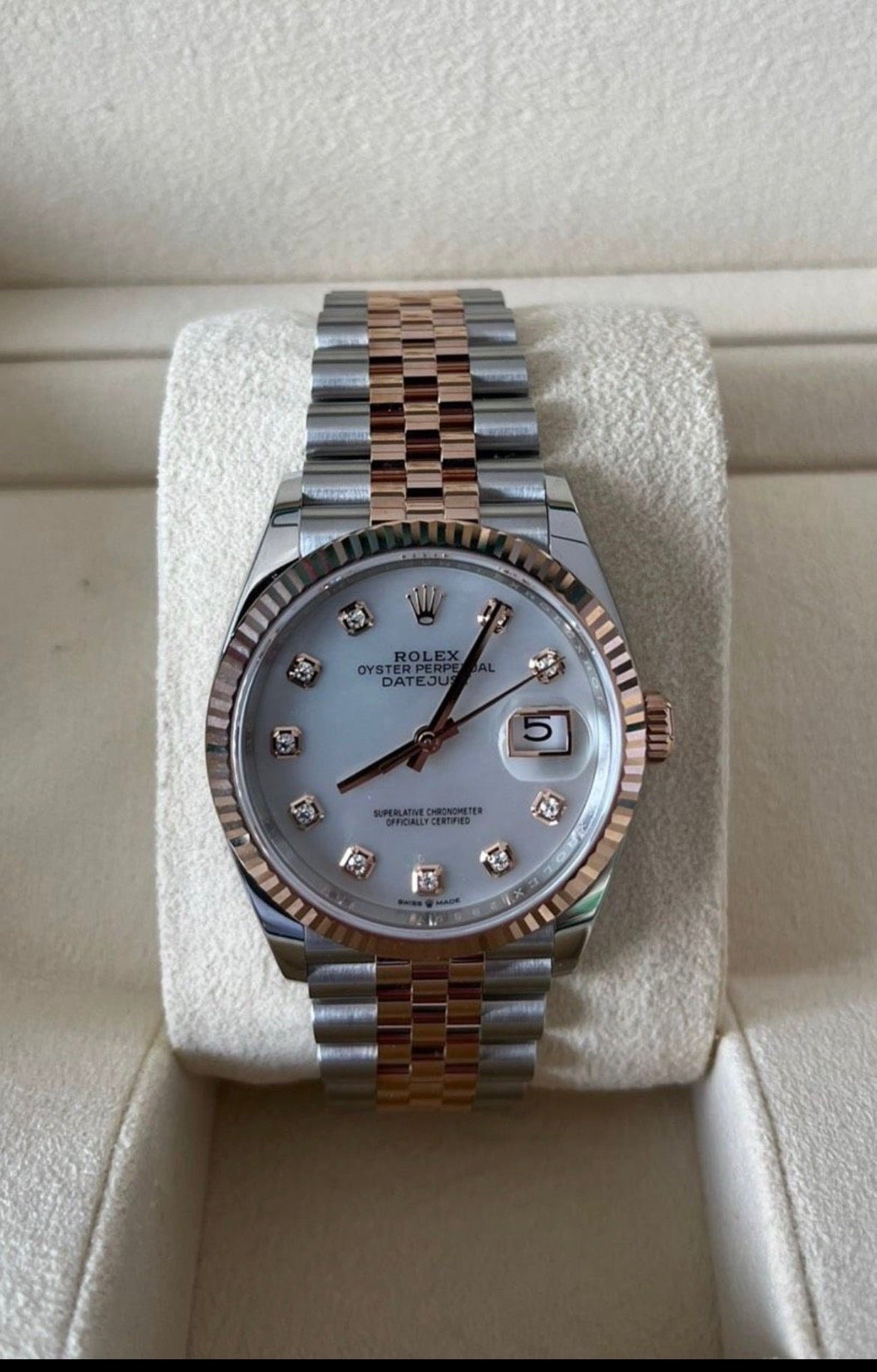 Rolex Datejust 36mm MOP Dial ungetragen
