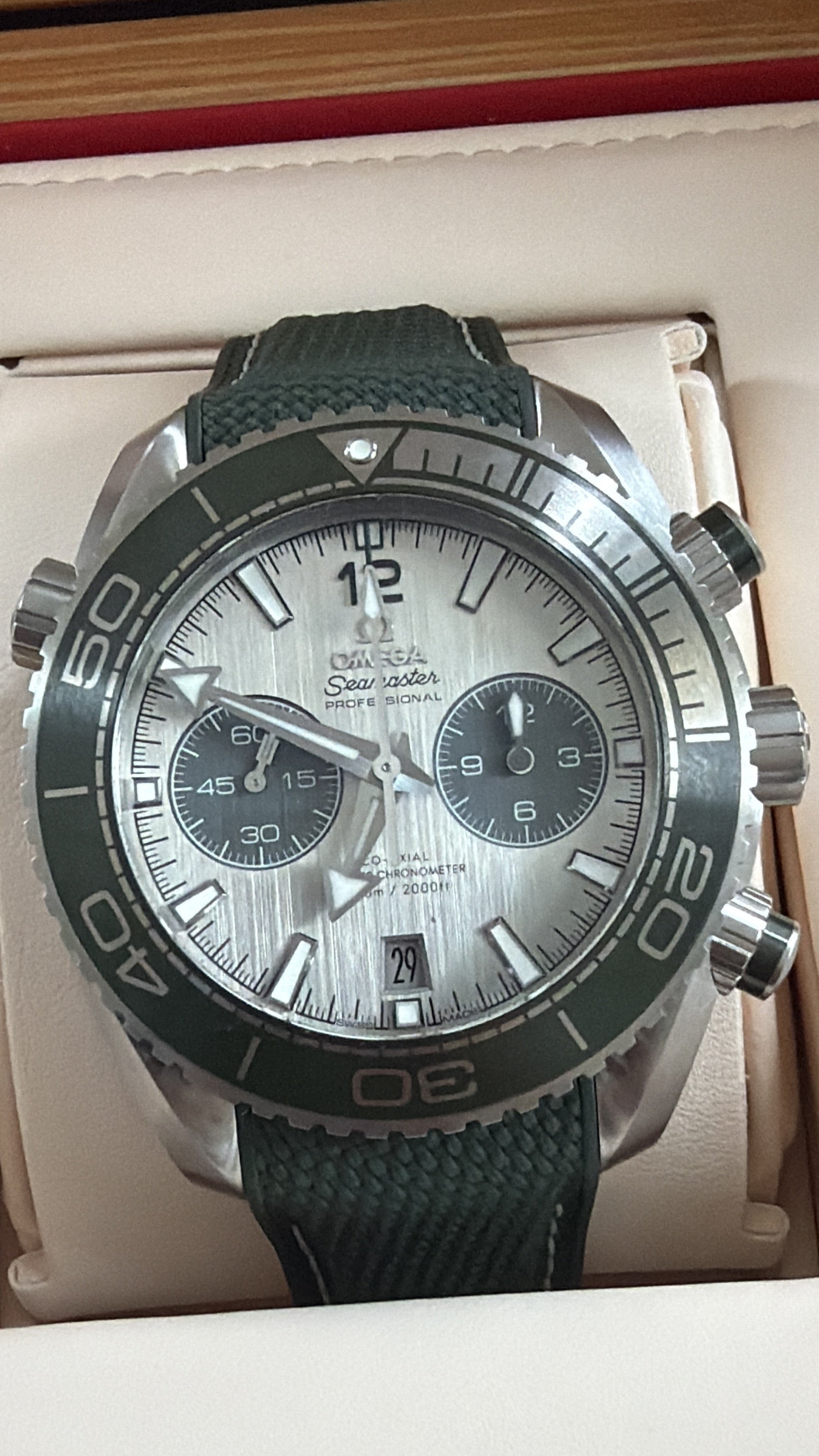 Omega Seamaster Planet Ocean Chronograph ungetragen
