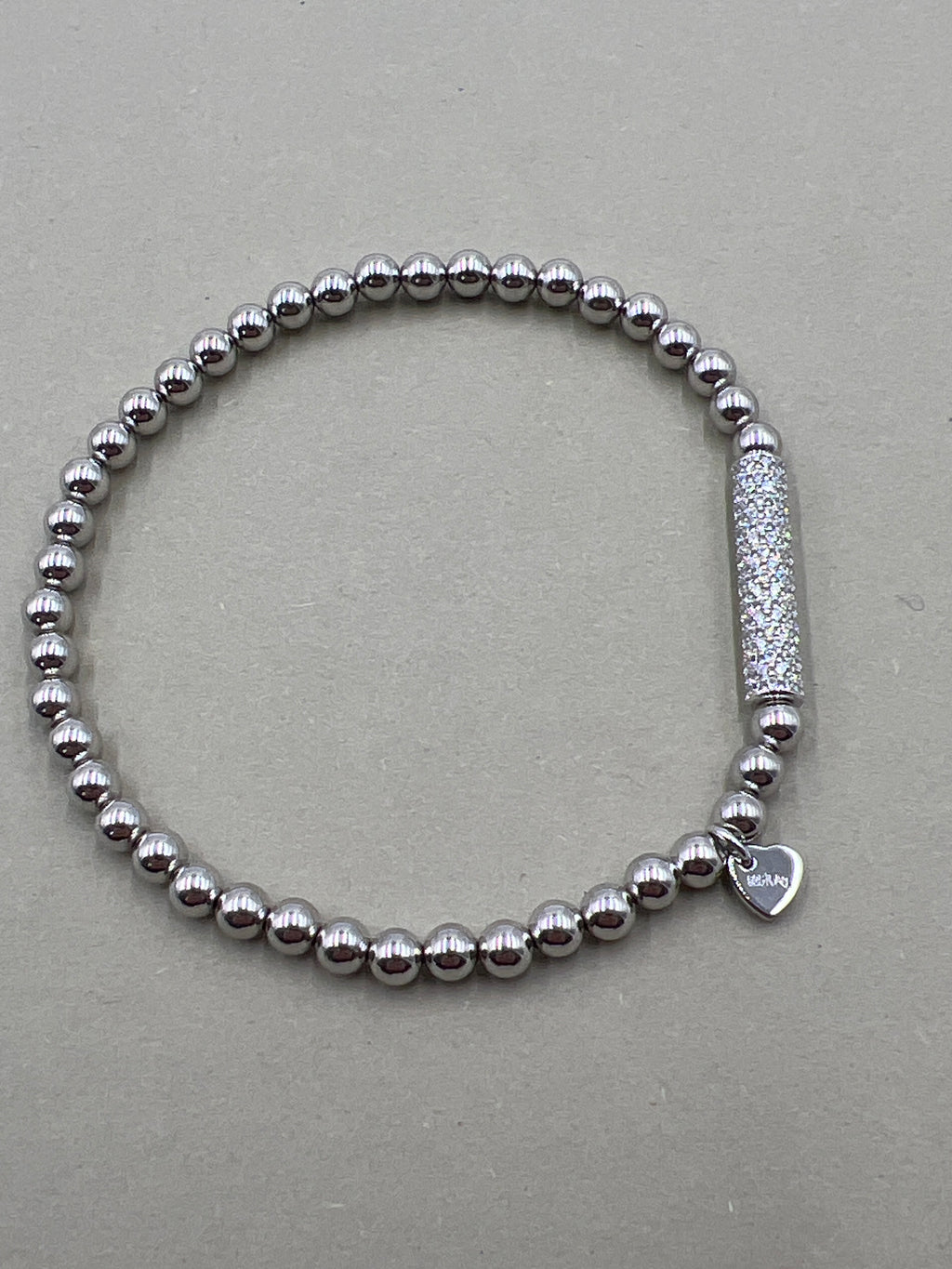 Kugelarmband 925/- Sterlingsilber rhodiniert