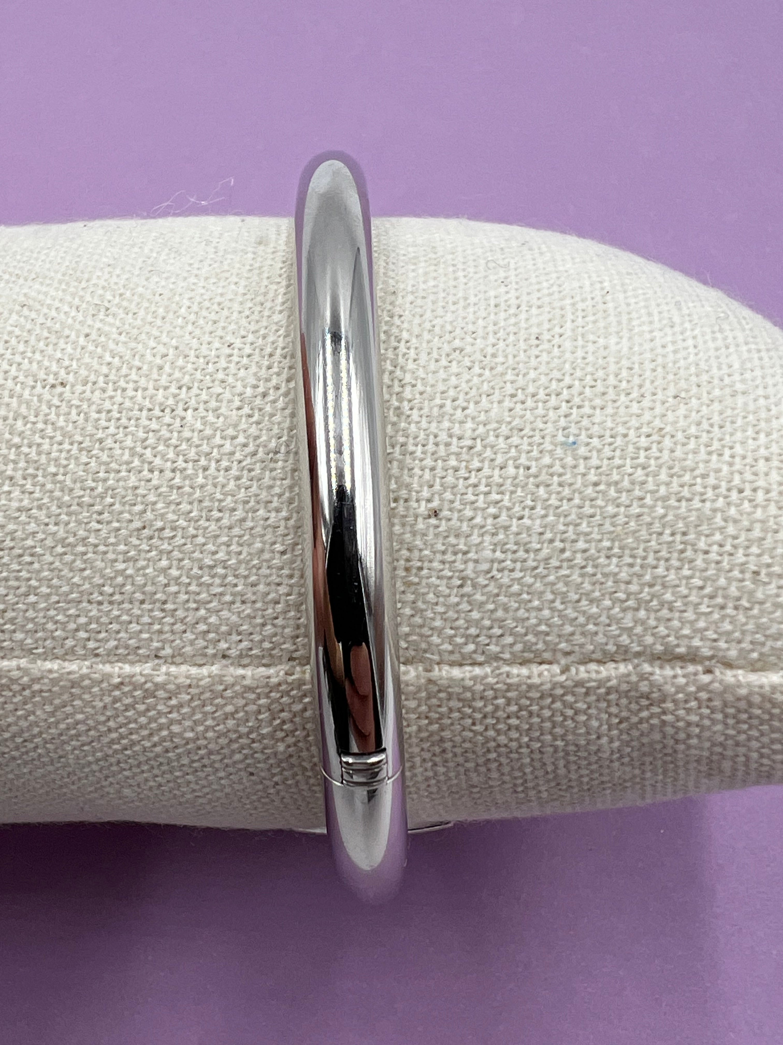 IsabelleFa Armreif aus Weißgold mit rosa Turmalin