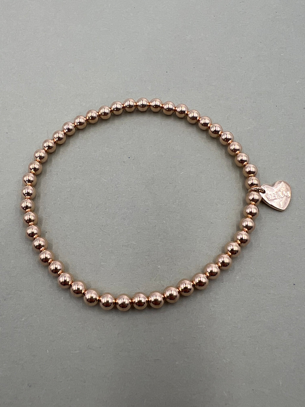 Kugelarmband 925/- Rosegold Plattiert