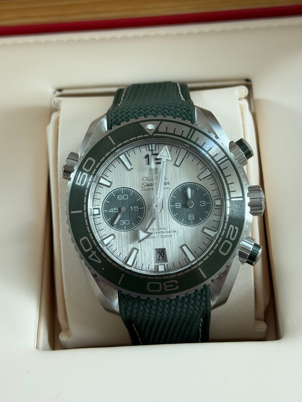 Omega Seamaster Planet Ocean Chronograph ungetragen