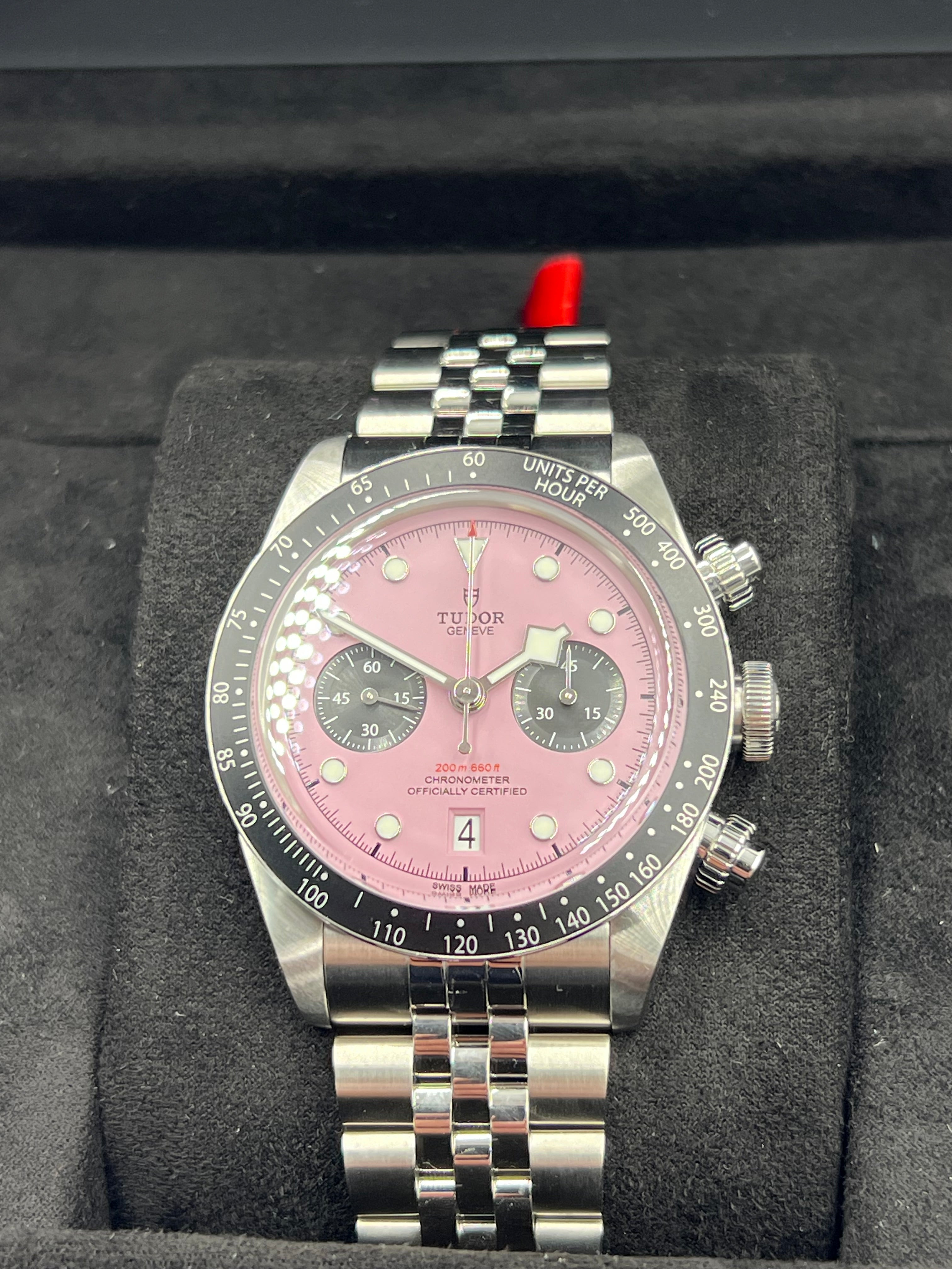 Tudor Pink Chrono neu mit Mehrwertsteuer