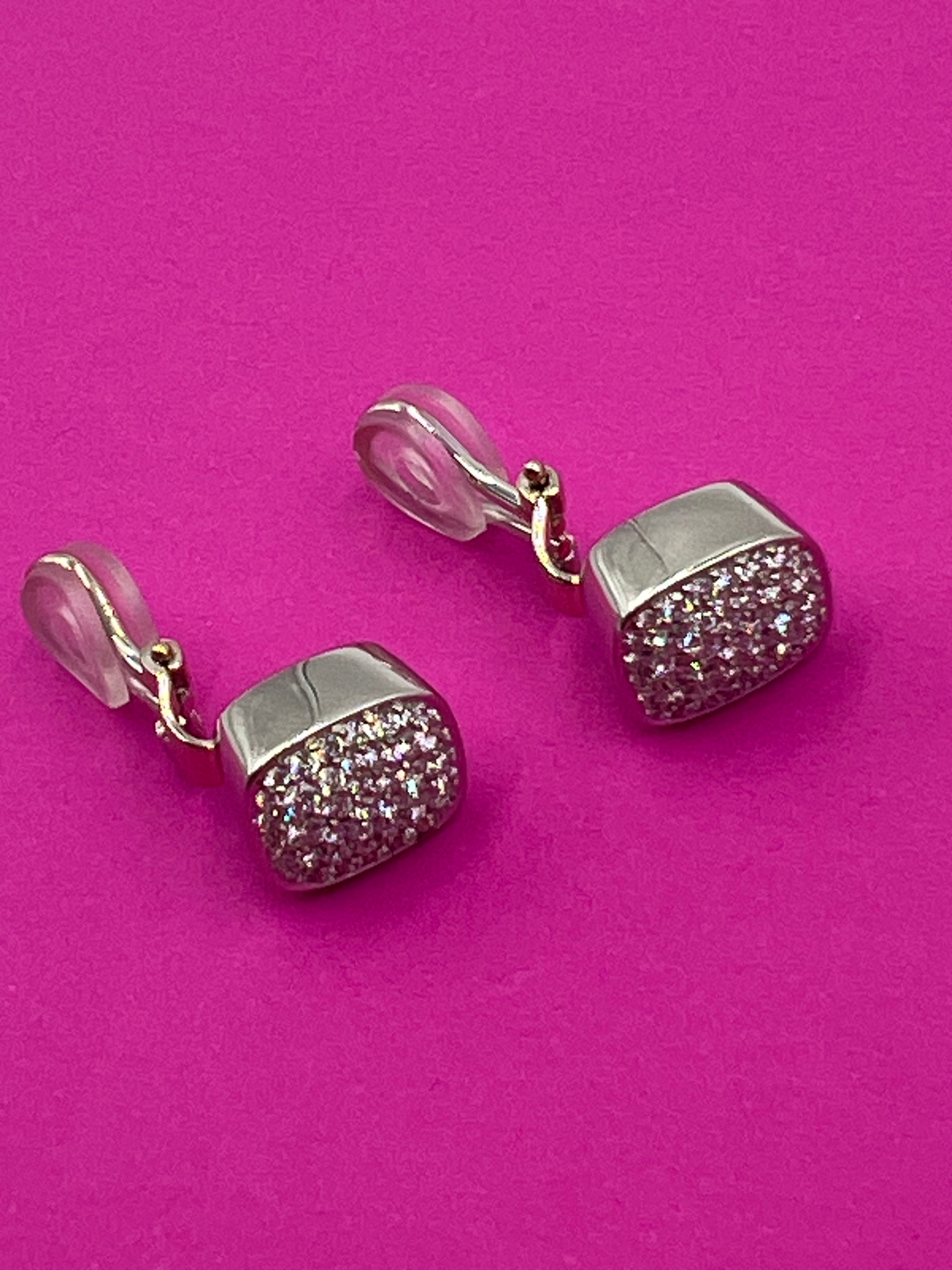 Ohrclips Scheffel aus Platin