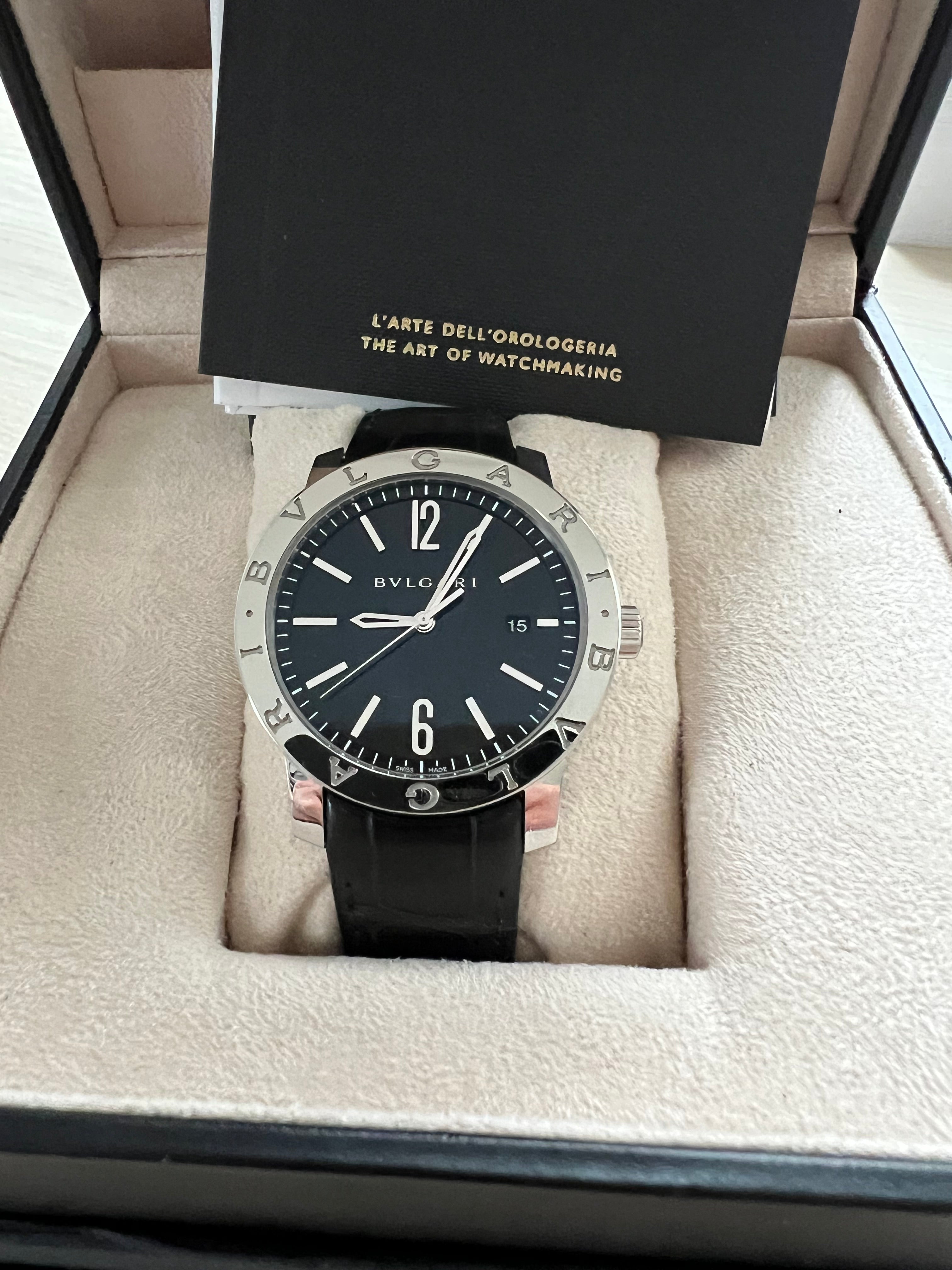 Bulgari Uhr neu mit Mehrwertsteuer