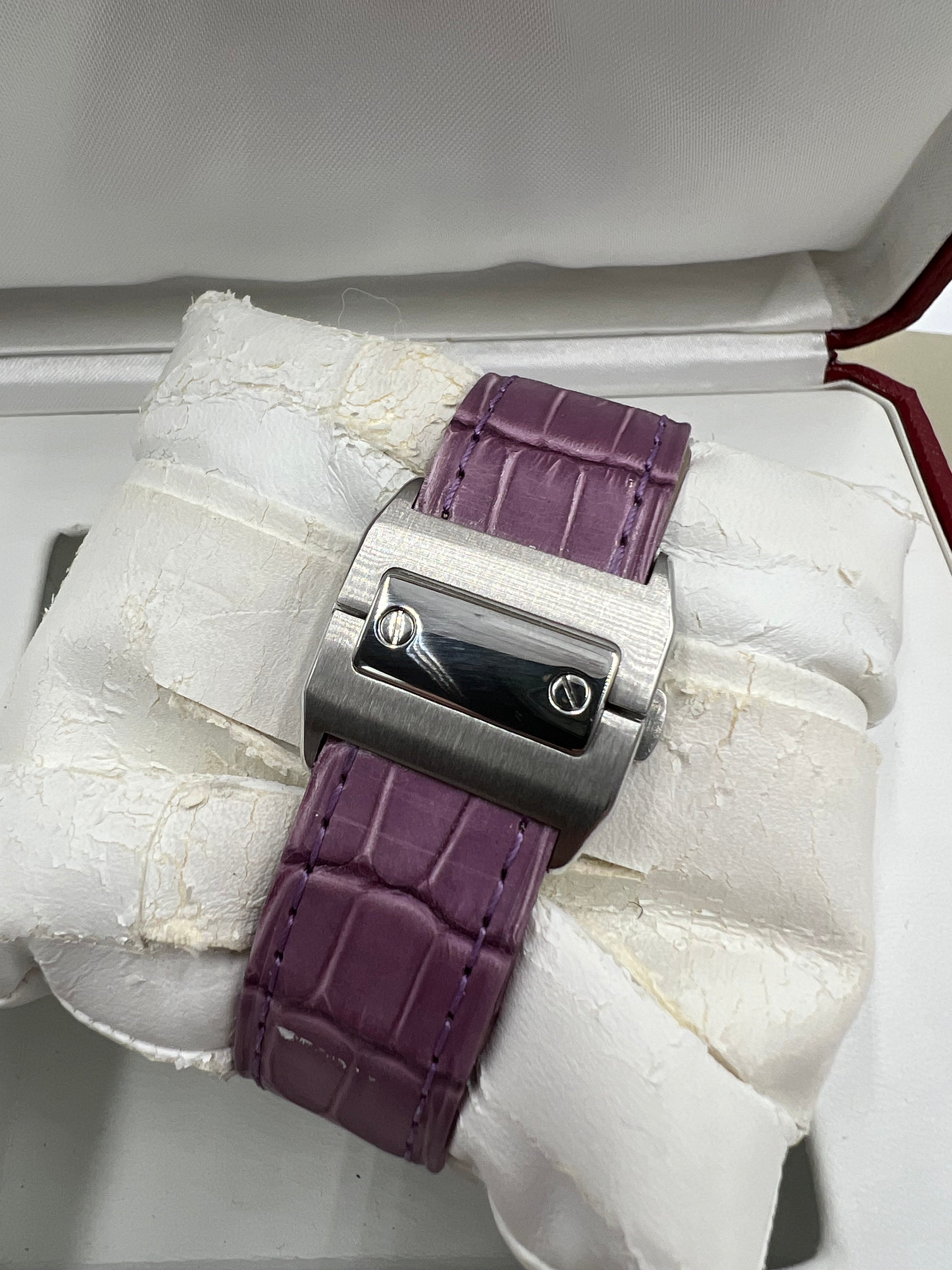 Cartier Santos 100 frisch revidiert Fullset