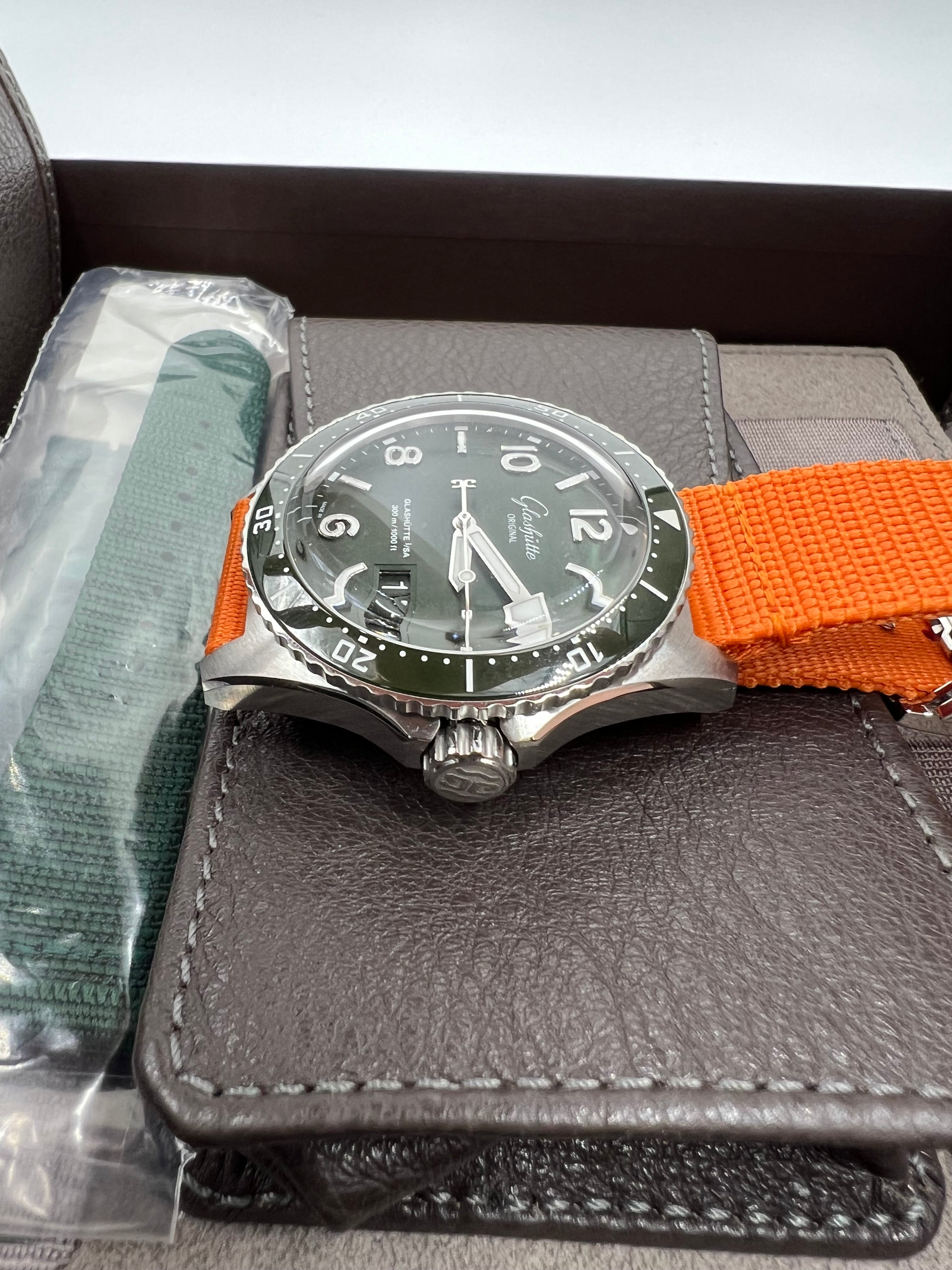 Original Glashütte SeaQ Panorama Date mit Mehrwertsteuer