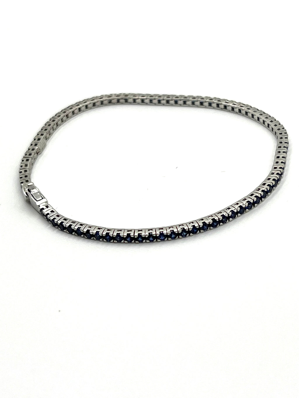 Armband in Weißgold 750/- mit Saphiren