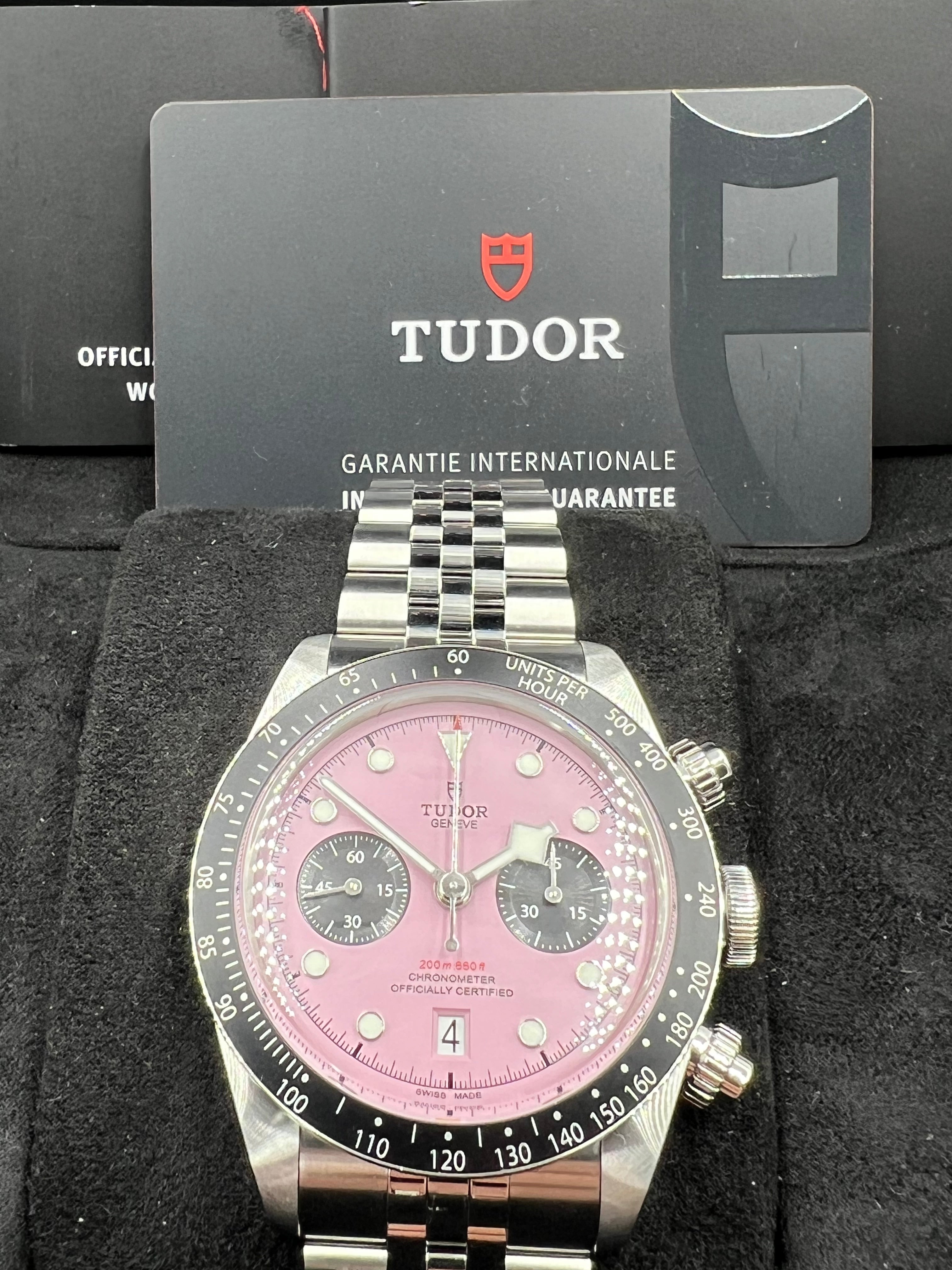 Tudor Pink Chrono neu mit Mehrwertsteuer