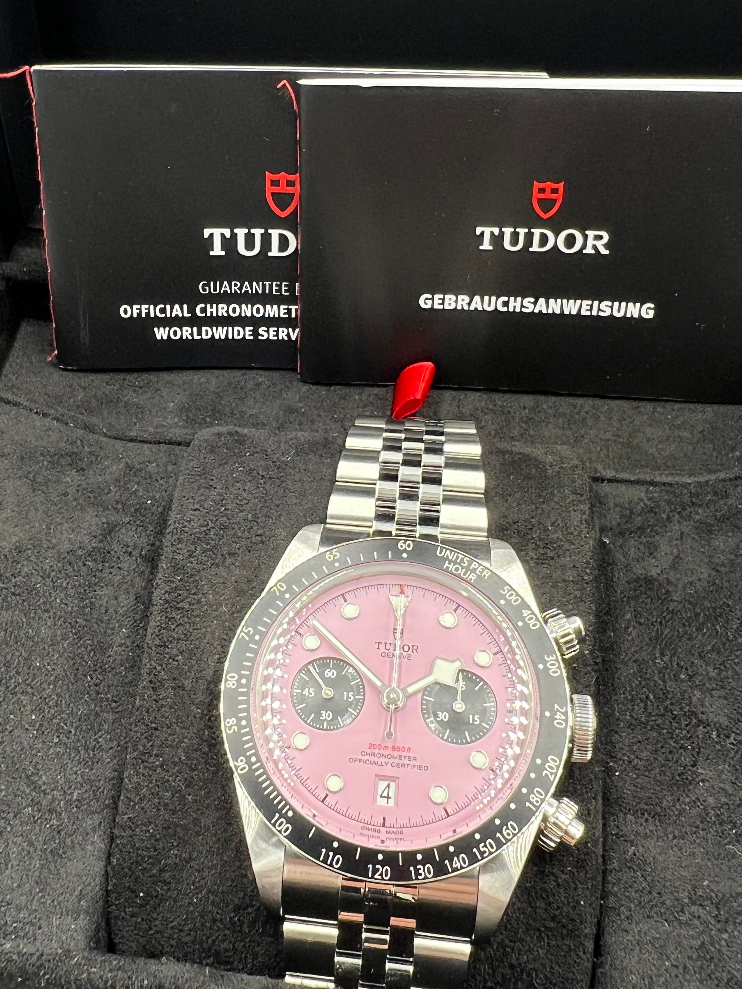 Tudor Pink Chrono neu mit Mehrwertsteuer