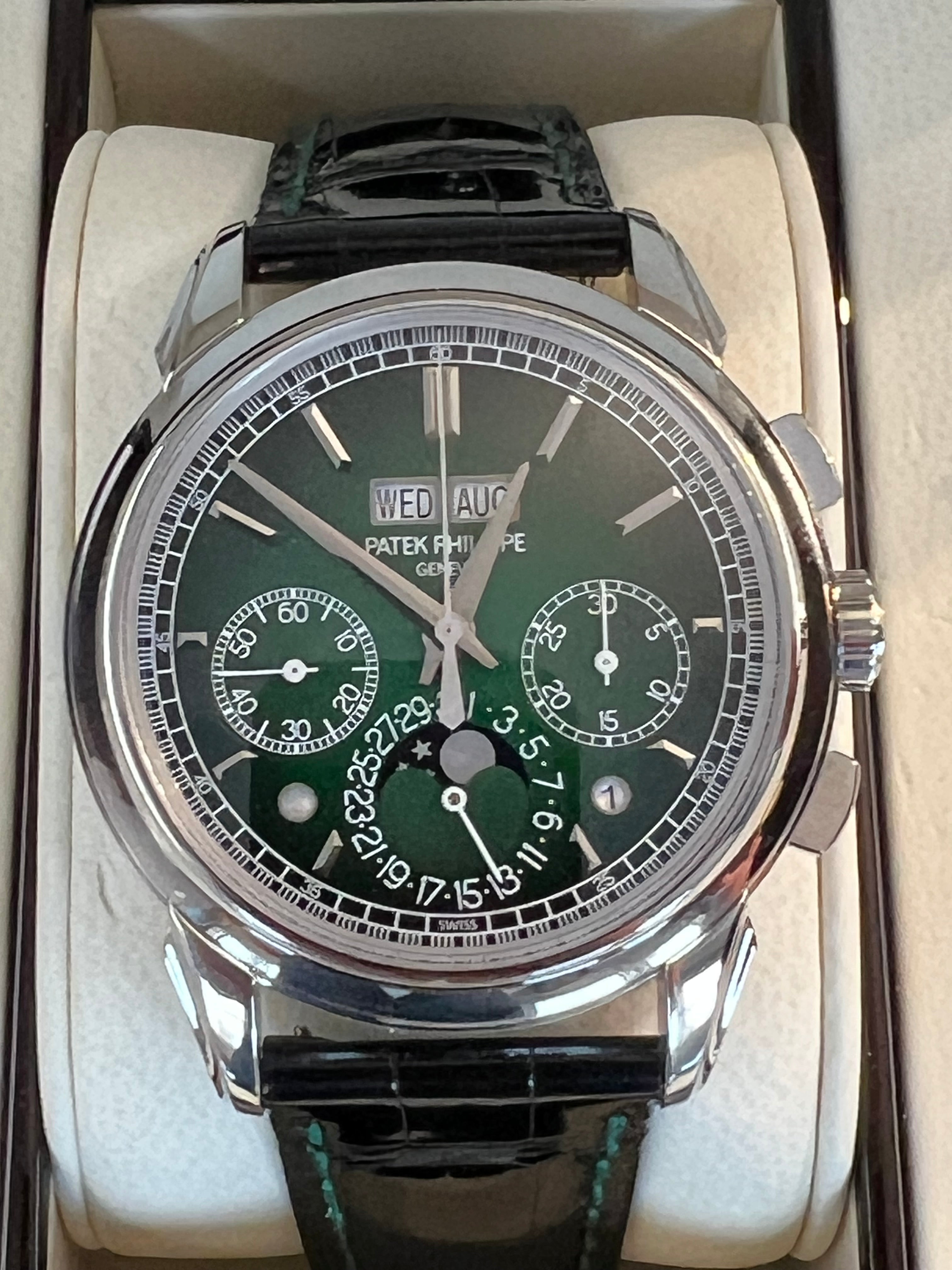 Patek Philippe Perpetual Calender Chronograph Platinum Neu 2022 LC 100