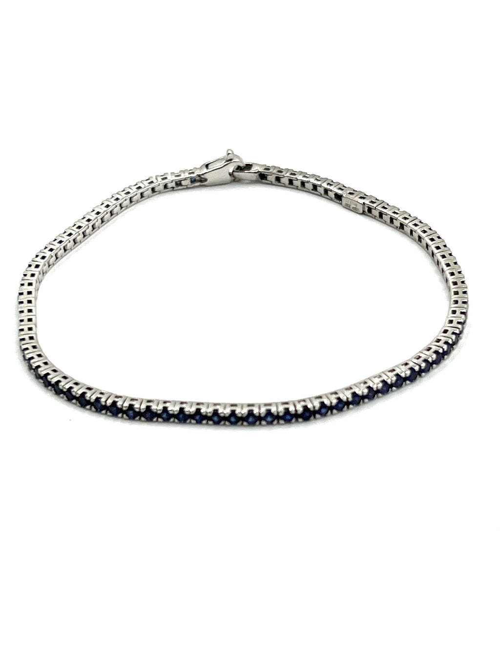 Armband in Weißgold 750/- mit Saphiren