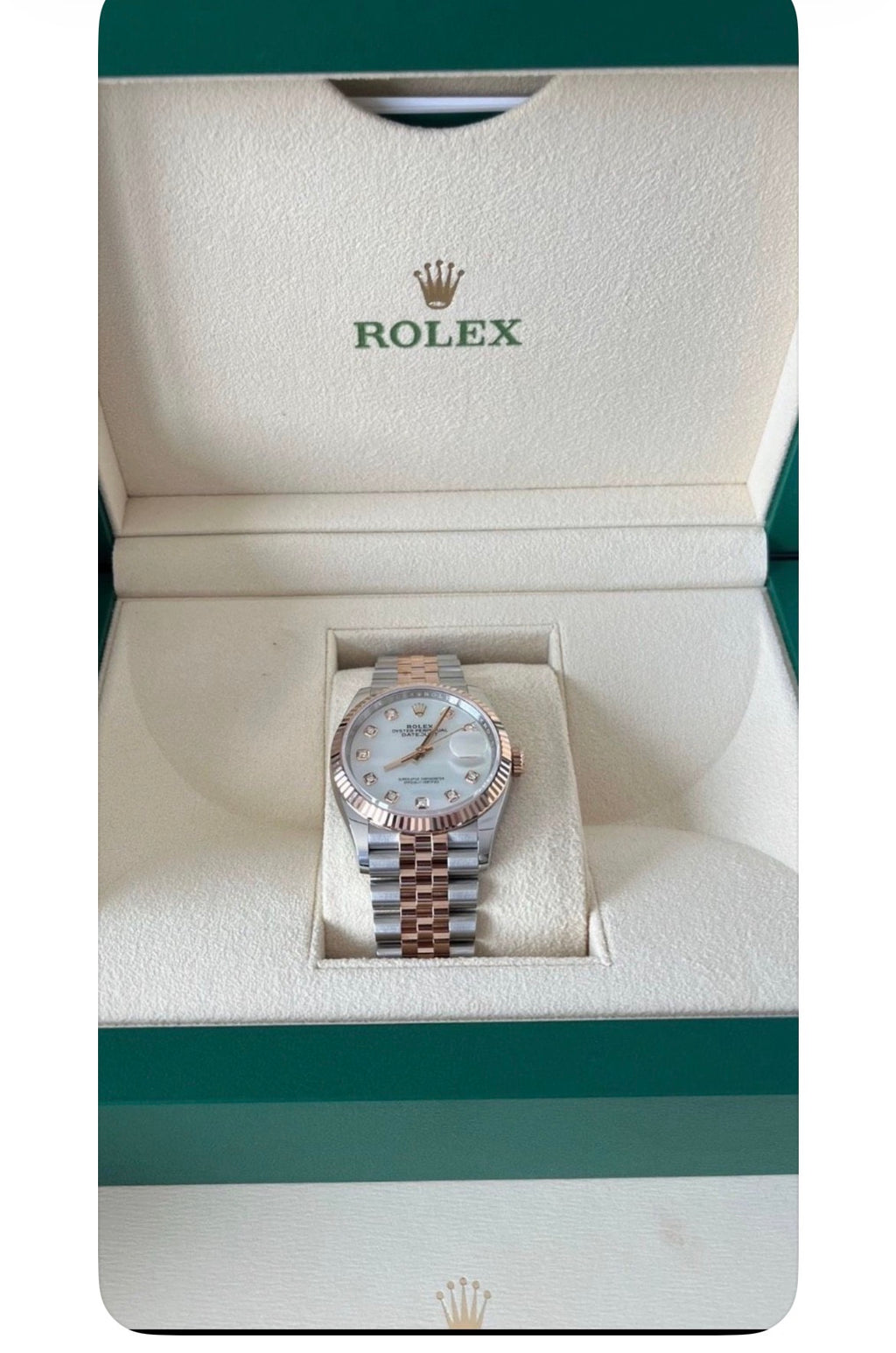 Rolex Datejust 36mm MOP Dial ungetragen