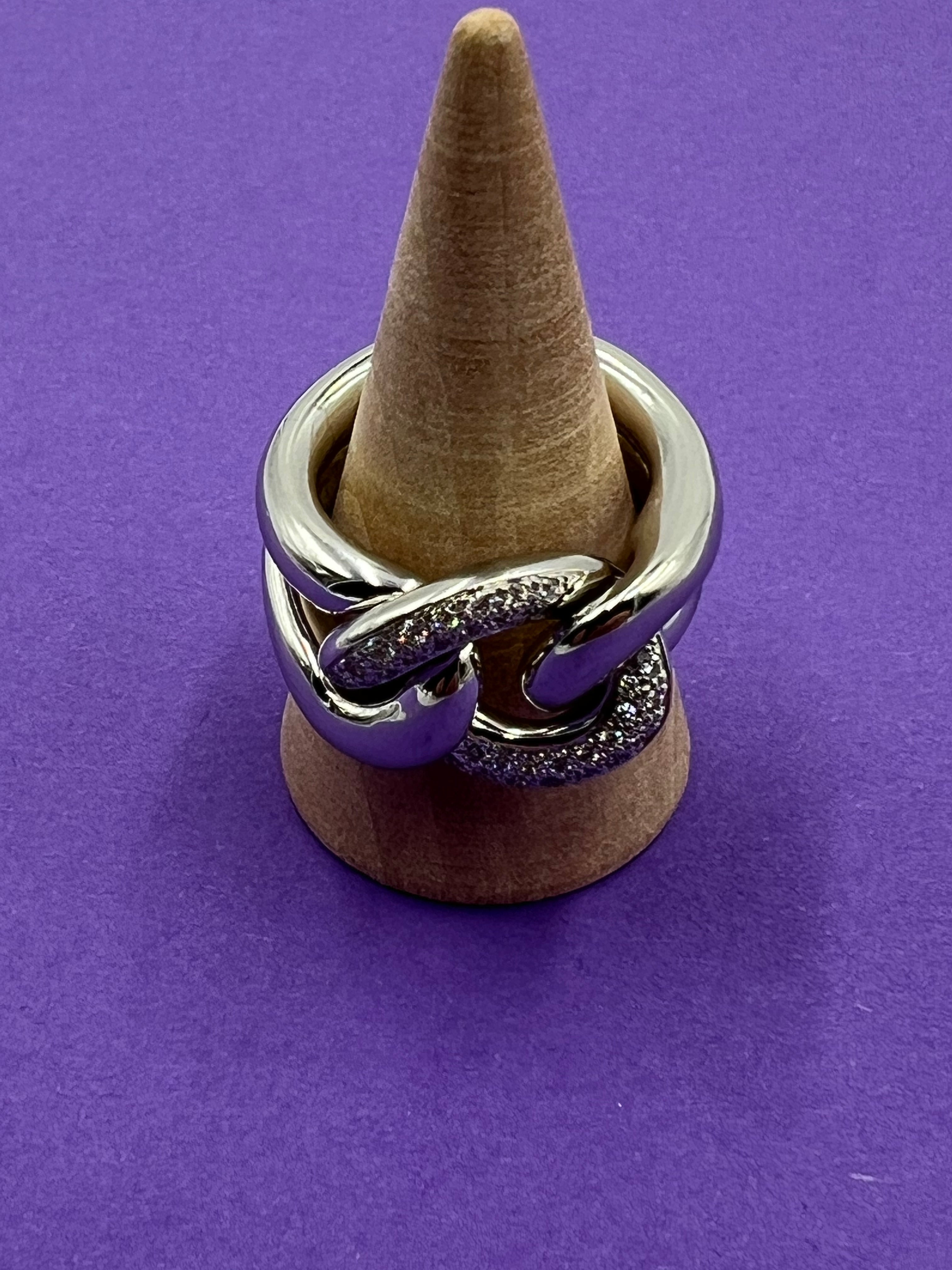 IsabelleFa Ring aus Weißgold Größe 53