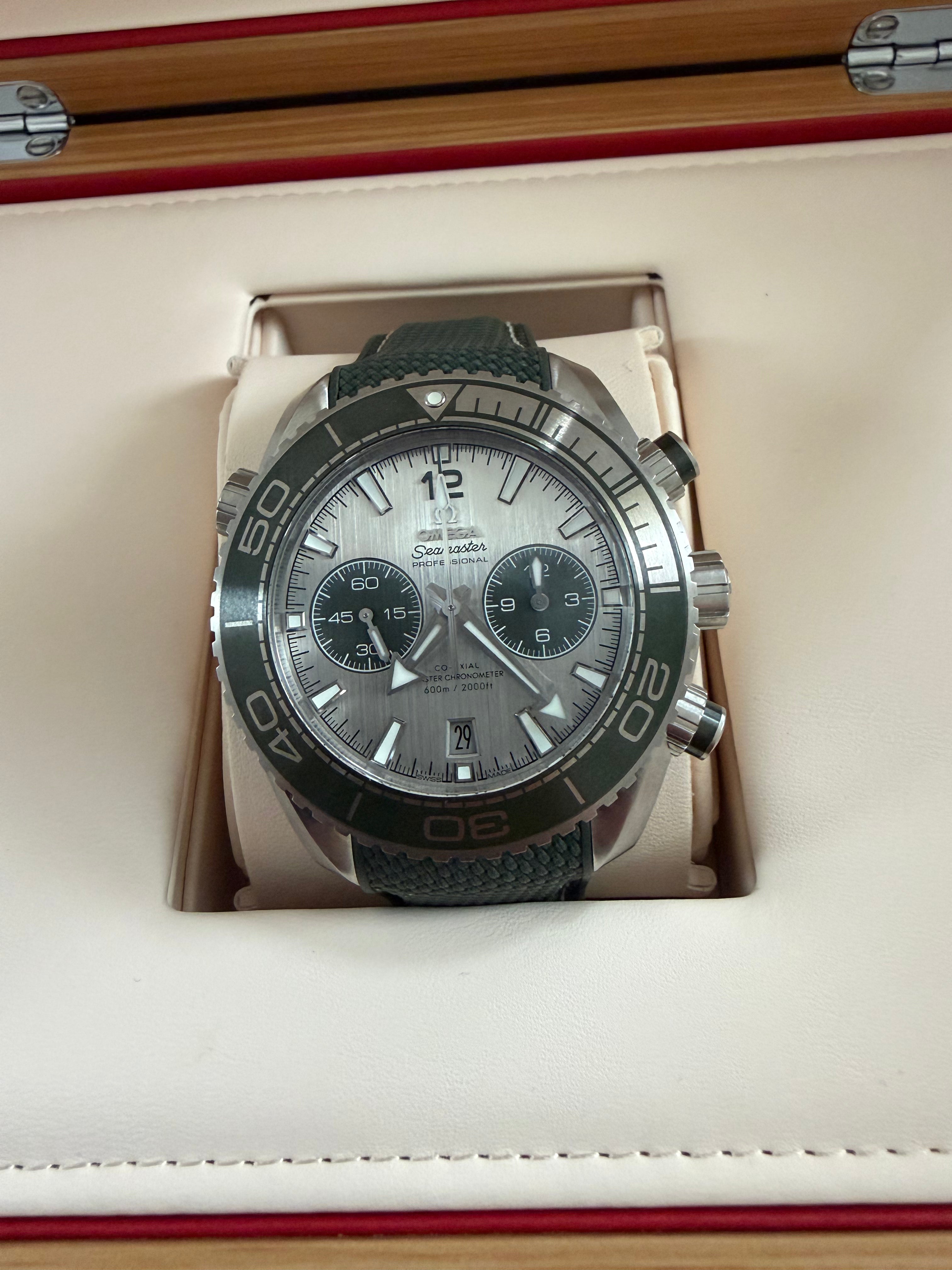 Omega Seamaster Planet Ocean Chronograph ungetragen