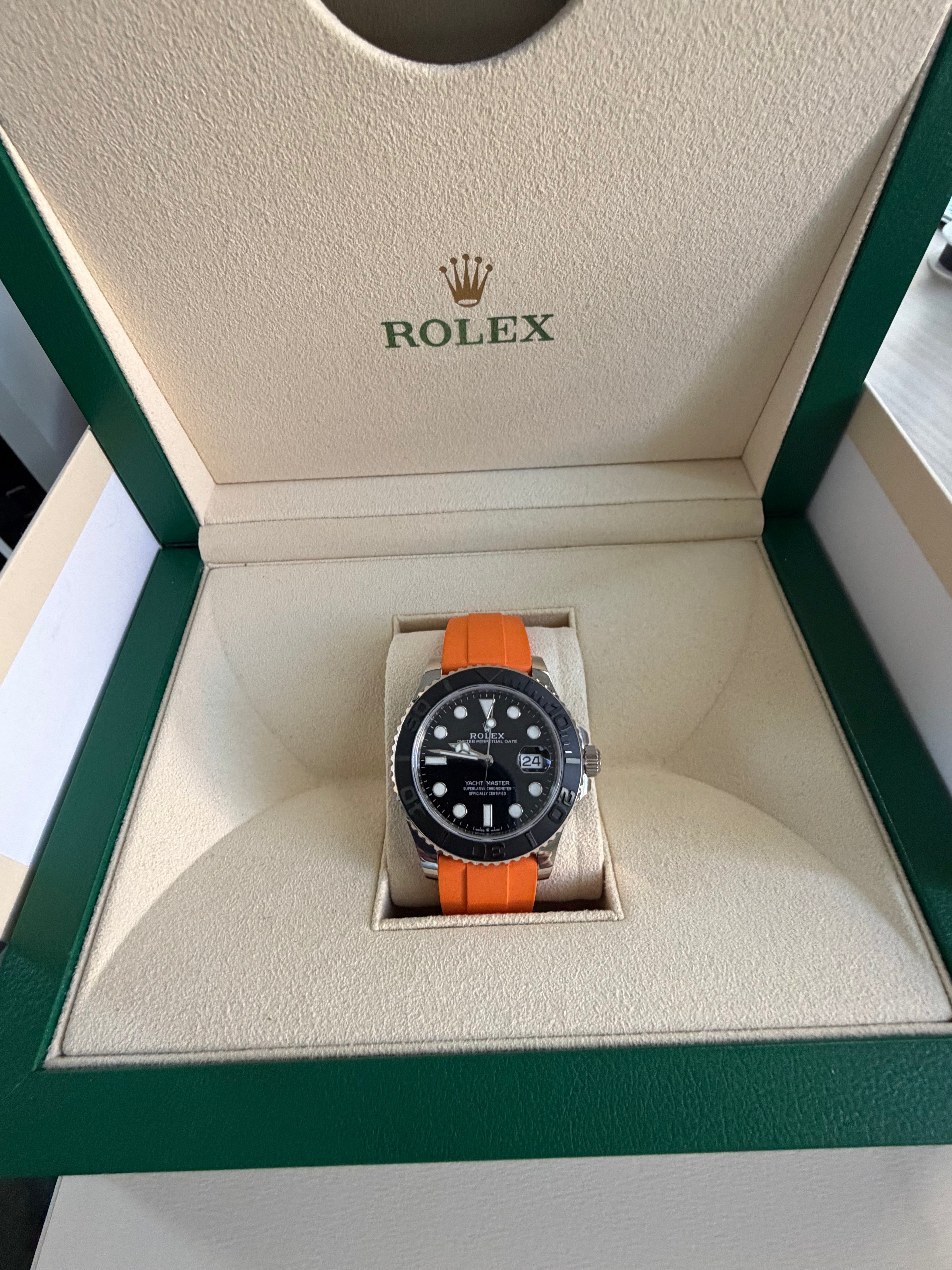 Rolex Yachtmaster Weißgold 42mm
