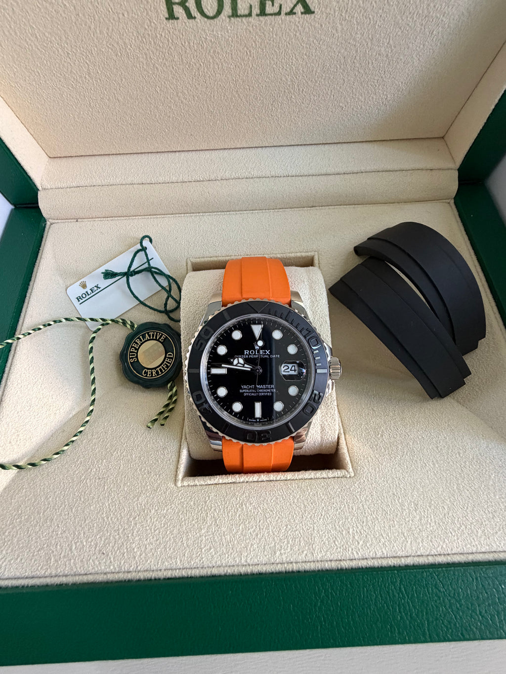 Rolex Yachtmaster Weißgold 42mm