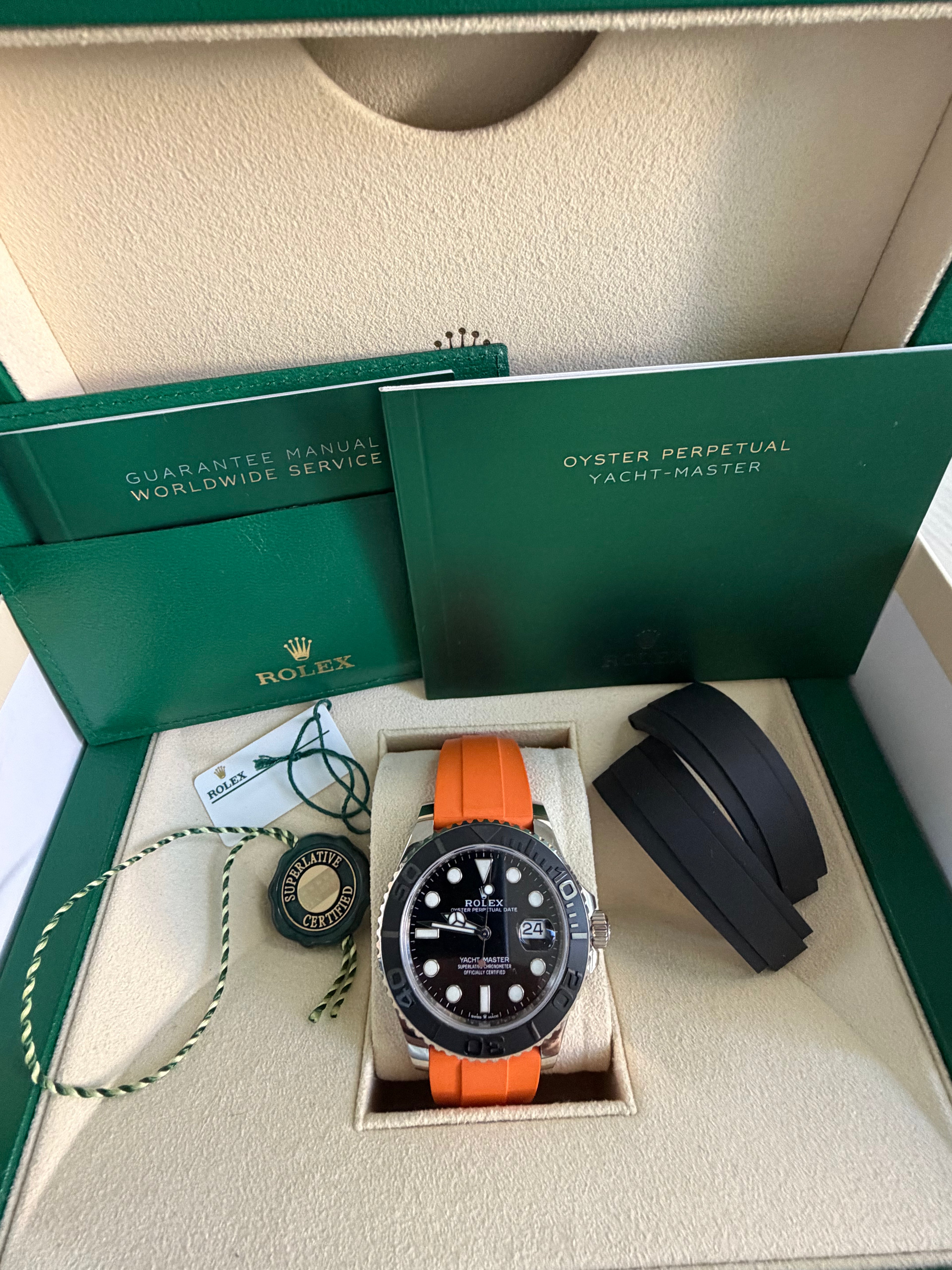 Rolex Yachtmaster Weißgold 42mm