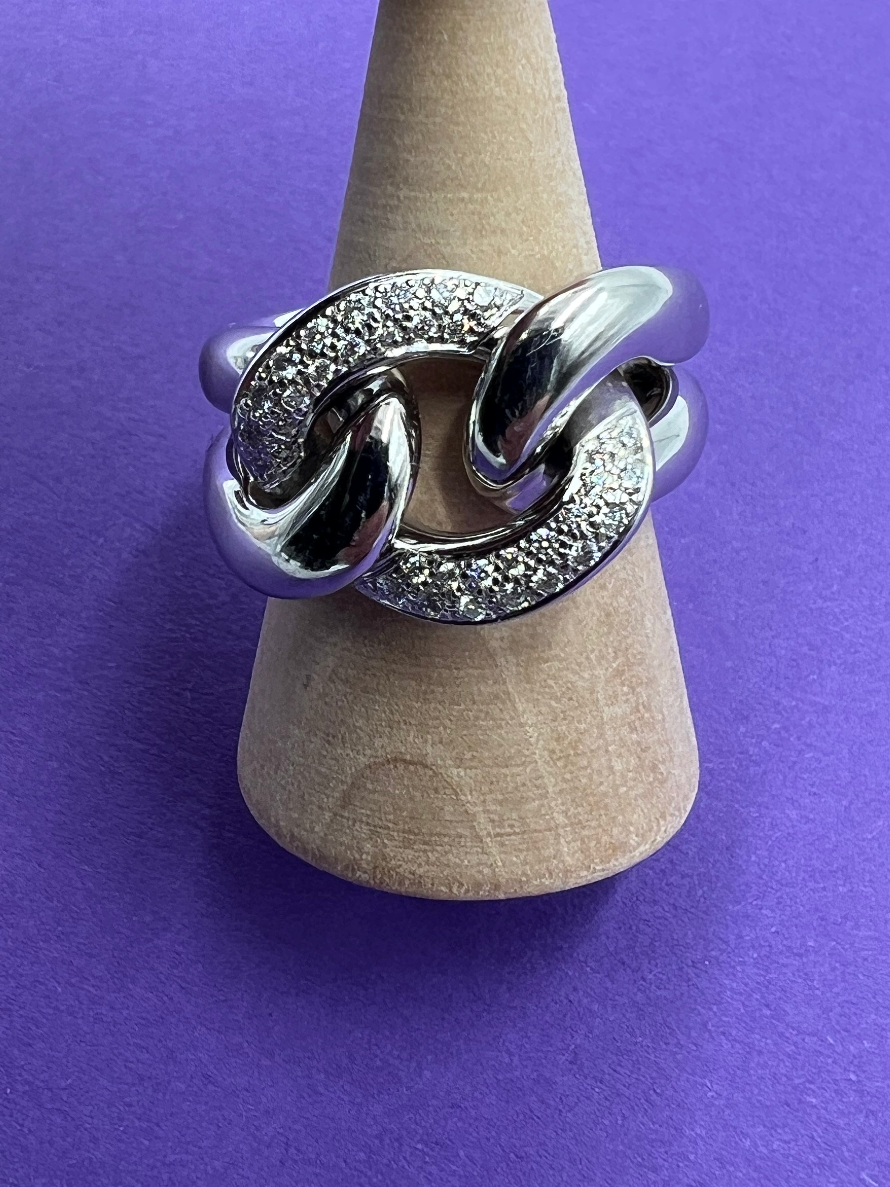 IsabelleFa Ring aus Weißgold Größe 53