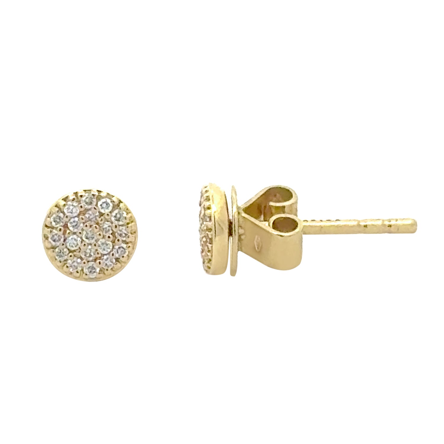 Iconic- Ohrringe Gelbgold 750/- mit Diamanten