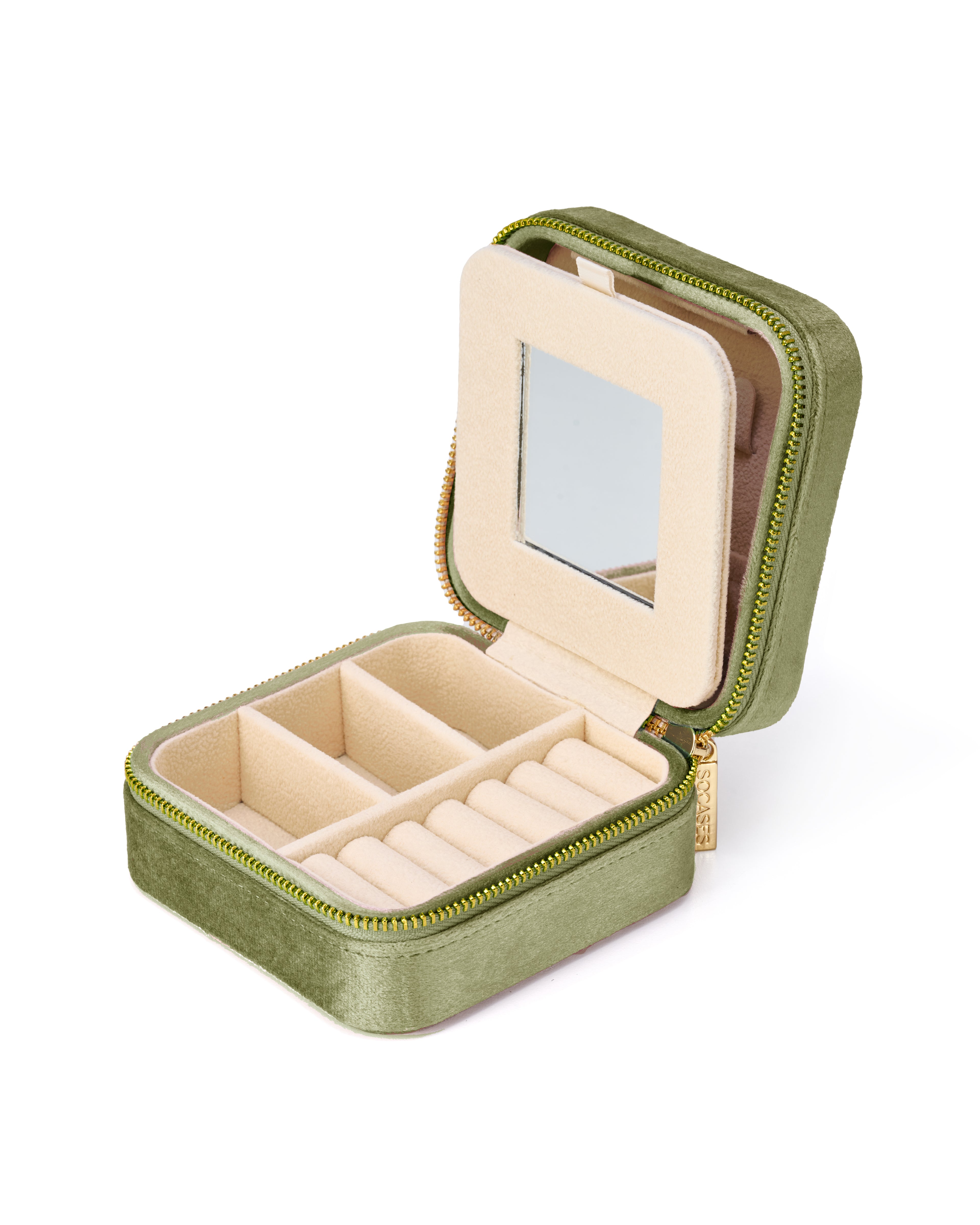 Crizzi Samt Schmuckkästchen - col. golden palm