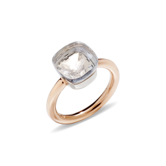 Pomellato - Nudo Ring  - Rosegold 750/- weißer Topas