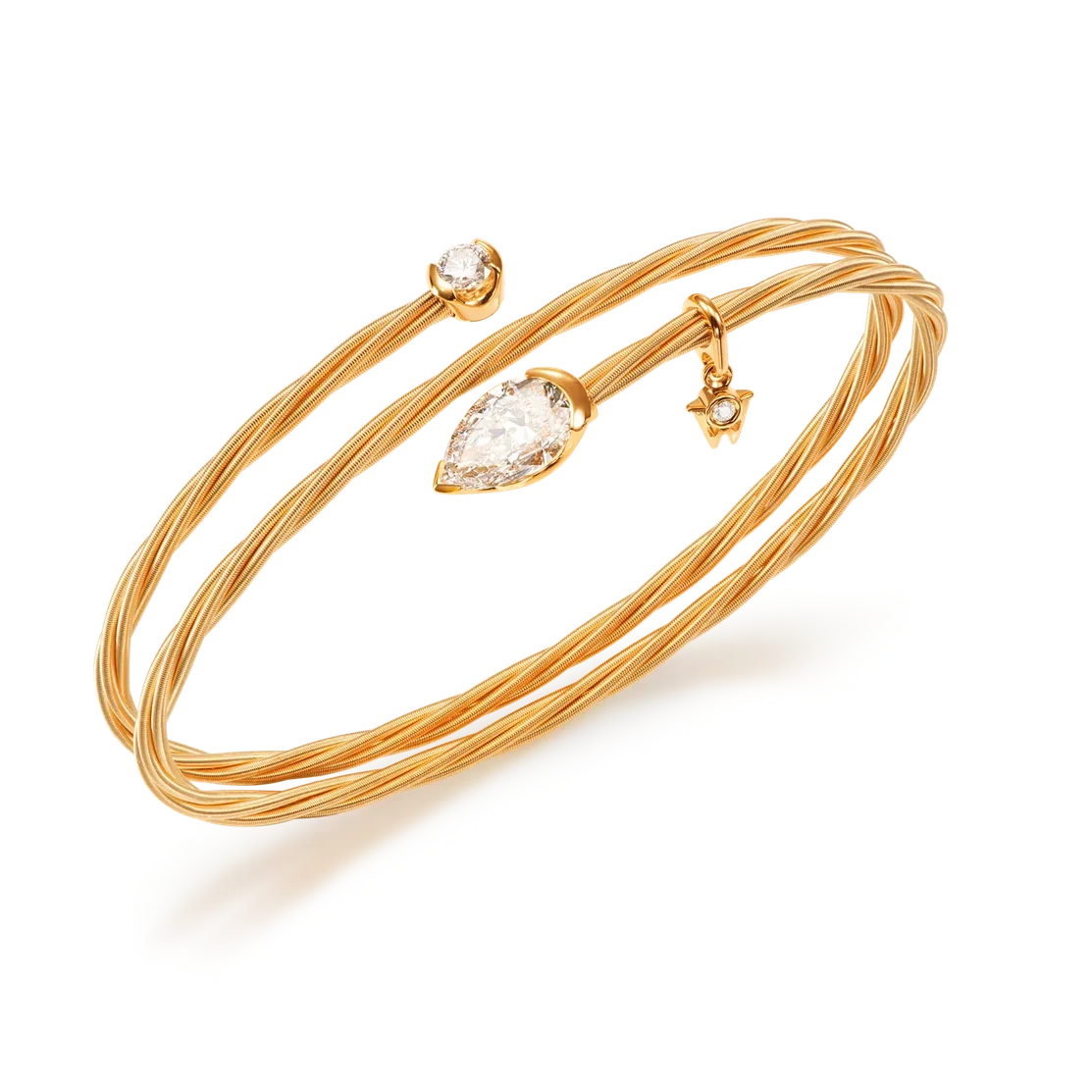 Wellendorf Armband - UMARME MICH. Power of diamond drop