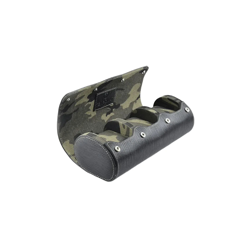 Schwarz Epi-Saffiano-Leder Uhrenrolle